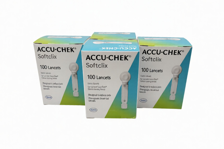 ACCU-CHEK Softclix 100 Lancets x4  EXP Date 2029+ Sealed Box
