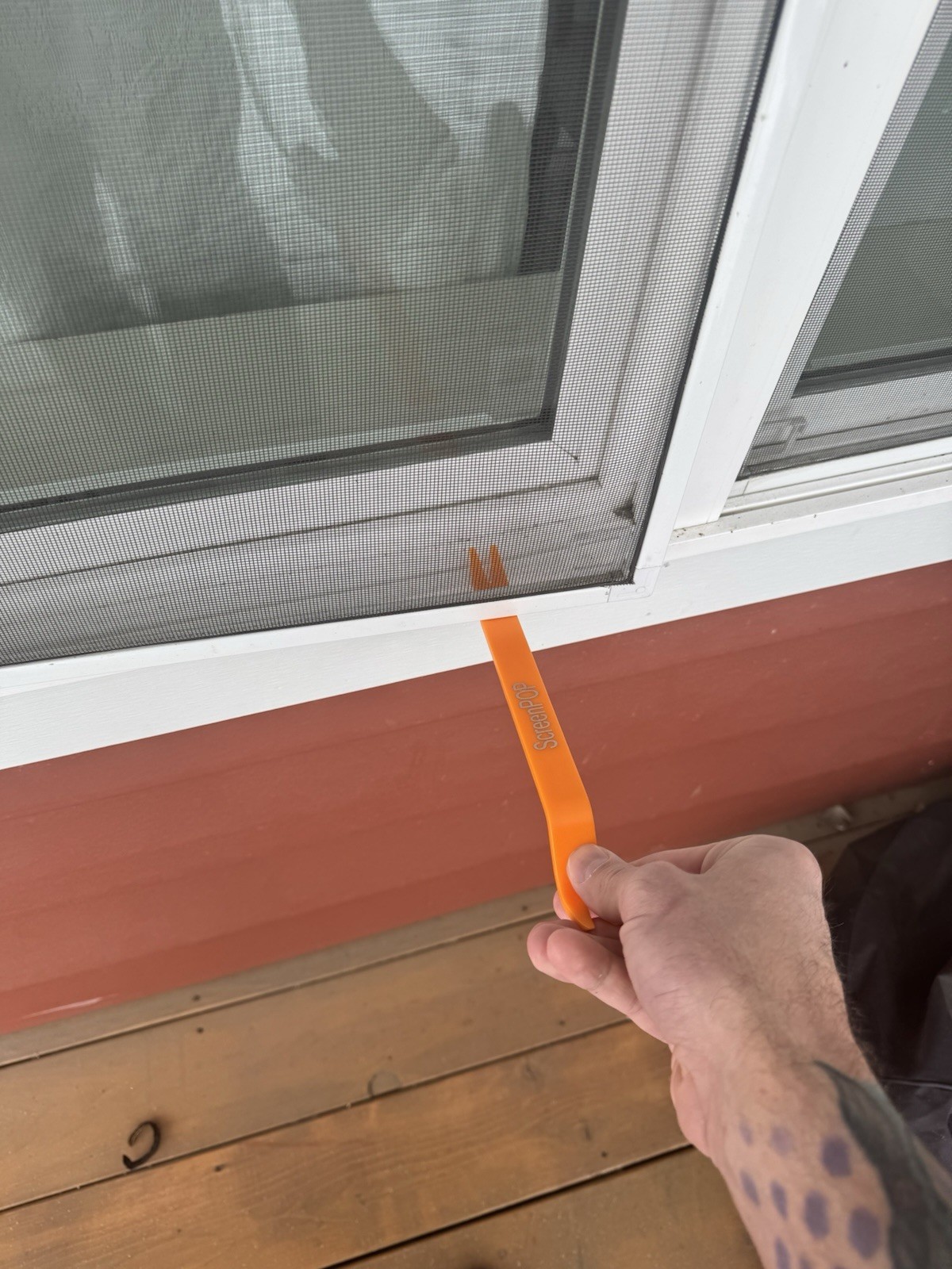 Window Screen Removal Tool, Pry Tool, track and casement cleaning