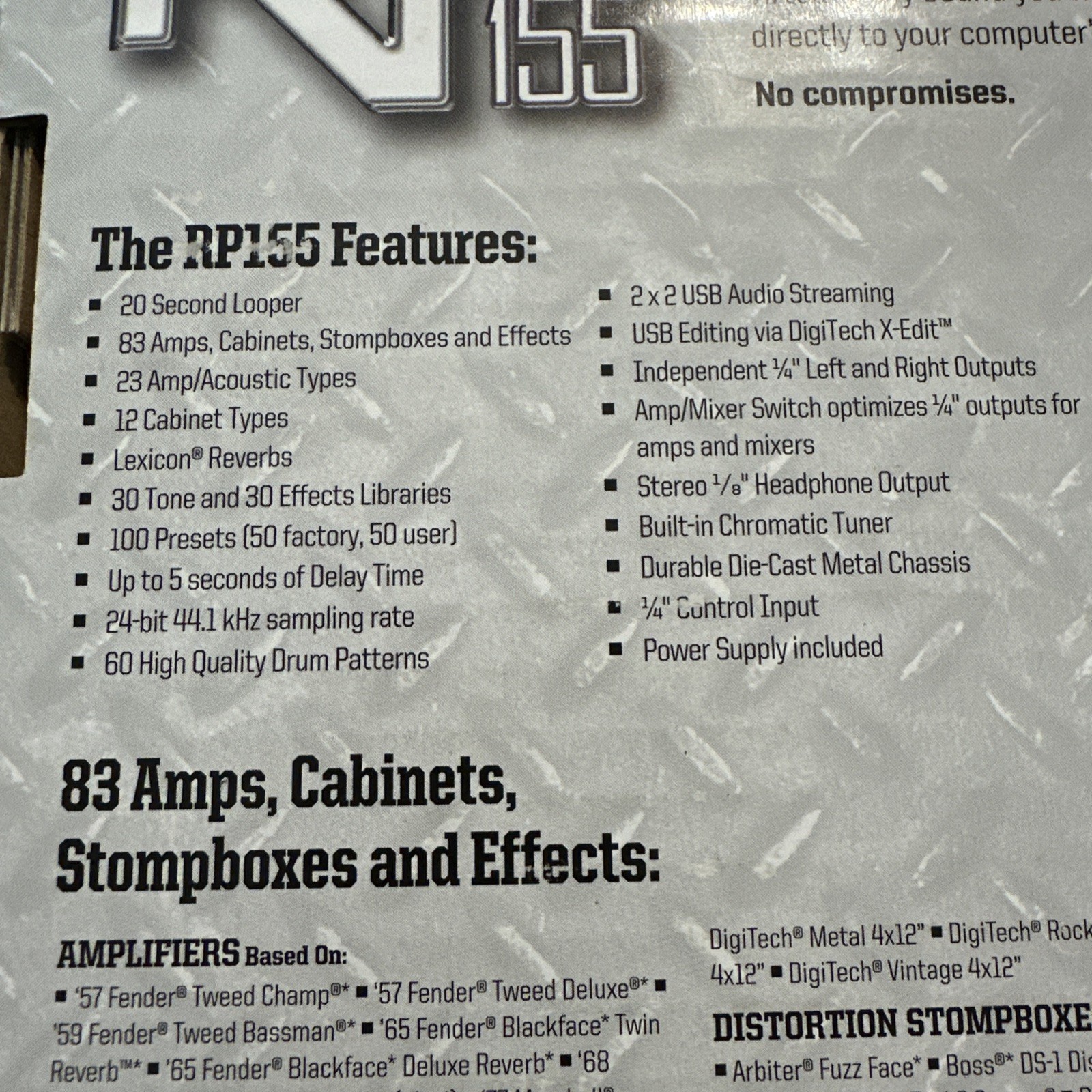 DigiTech RP155 Multi-Effects Guitar Effect Pedal