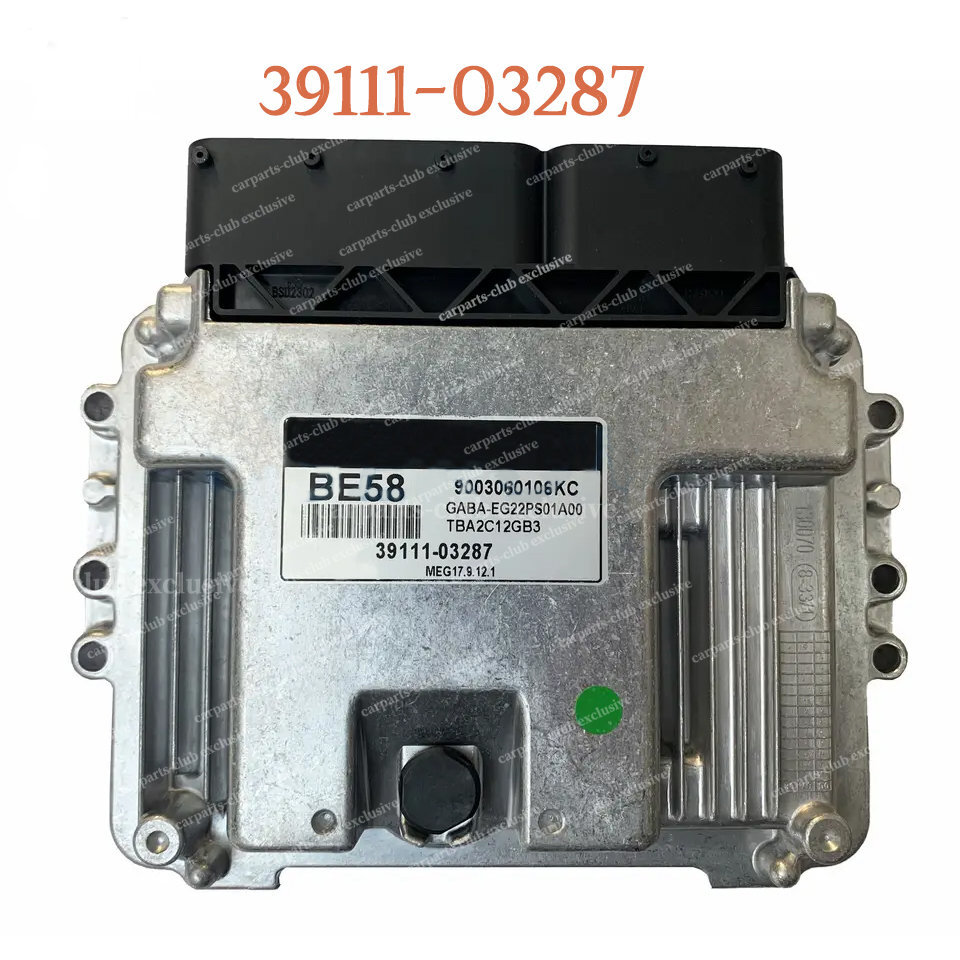 For KIA Meg17.9.12.1 Car Engine Computer Board ECU BE58 3911103287 9003060106Kc