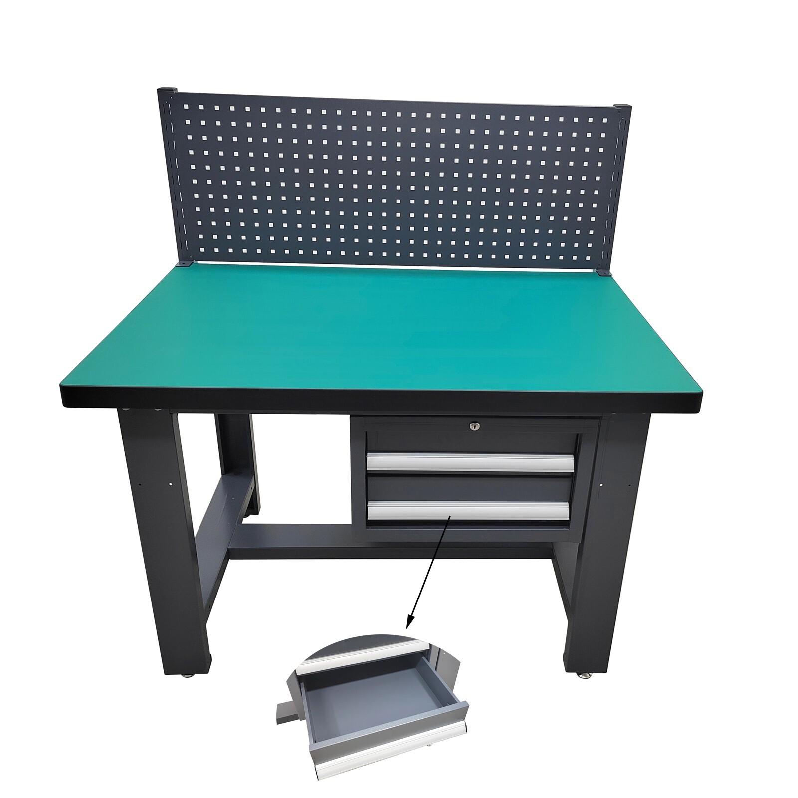 Industrial Anti-static Workbench 47*29.5in Assembly Line Work Table Load 1Ton