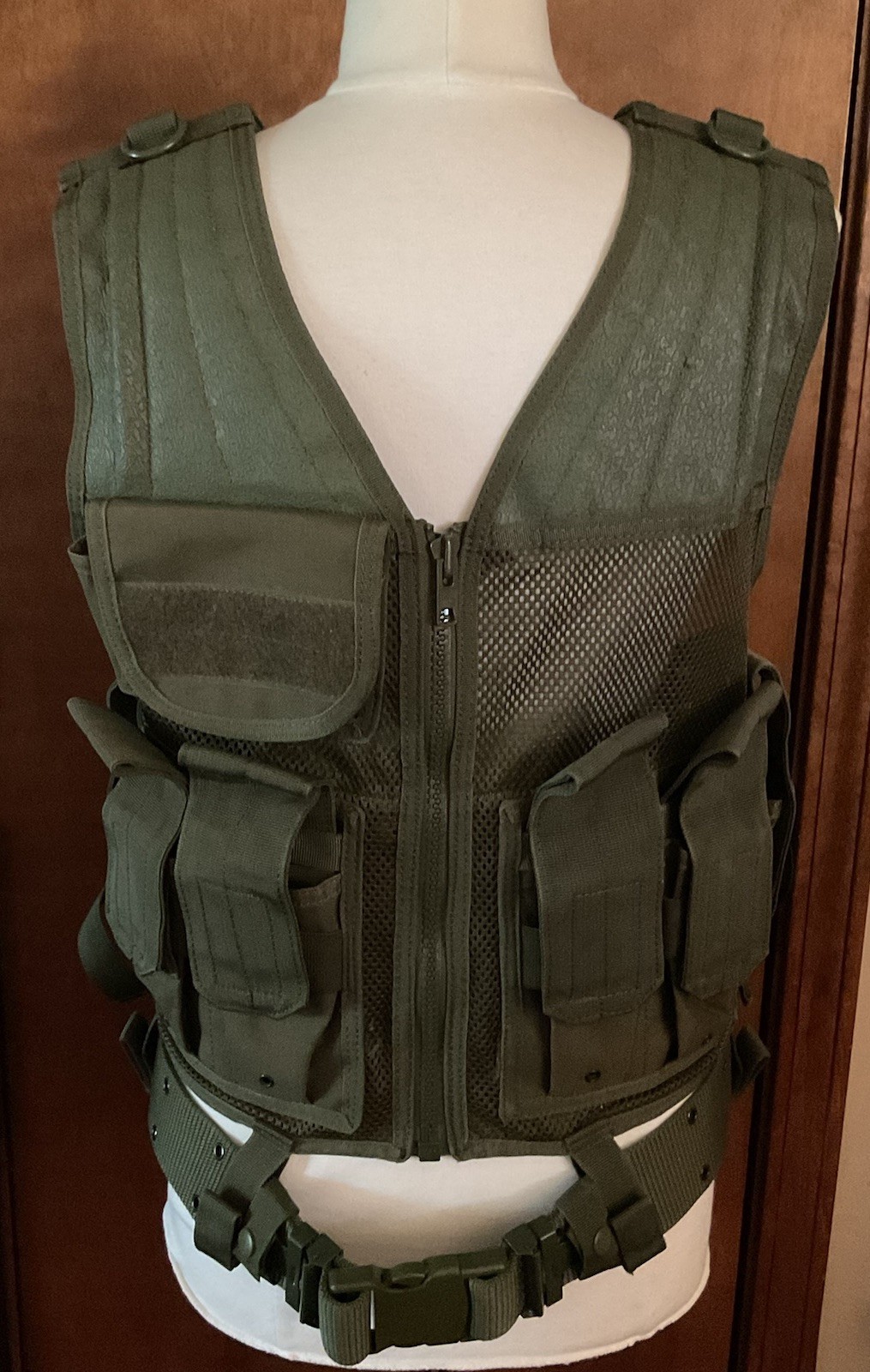 Condor Elite Tactical Vest ETV-002 With Cartridge Belt Olive Drab Green NWOT