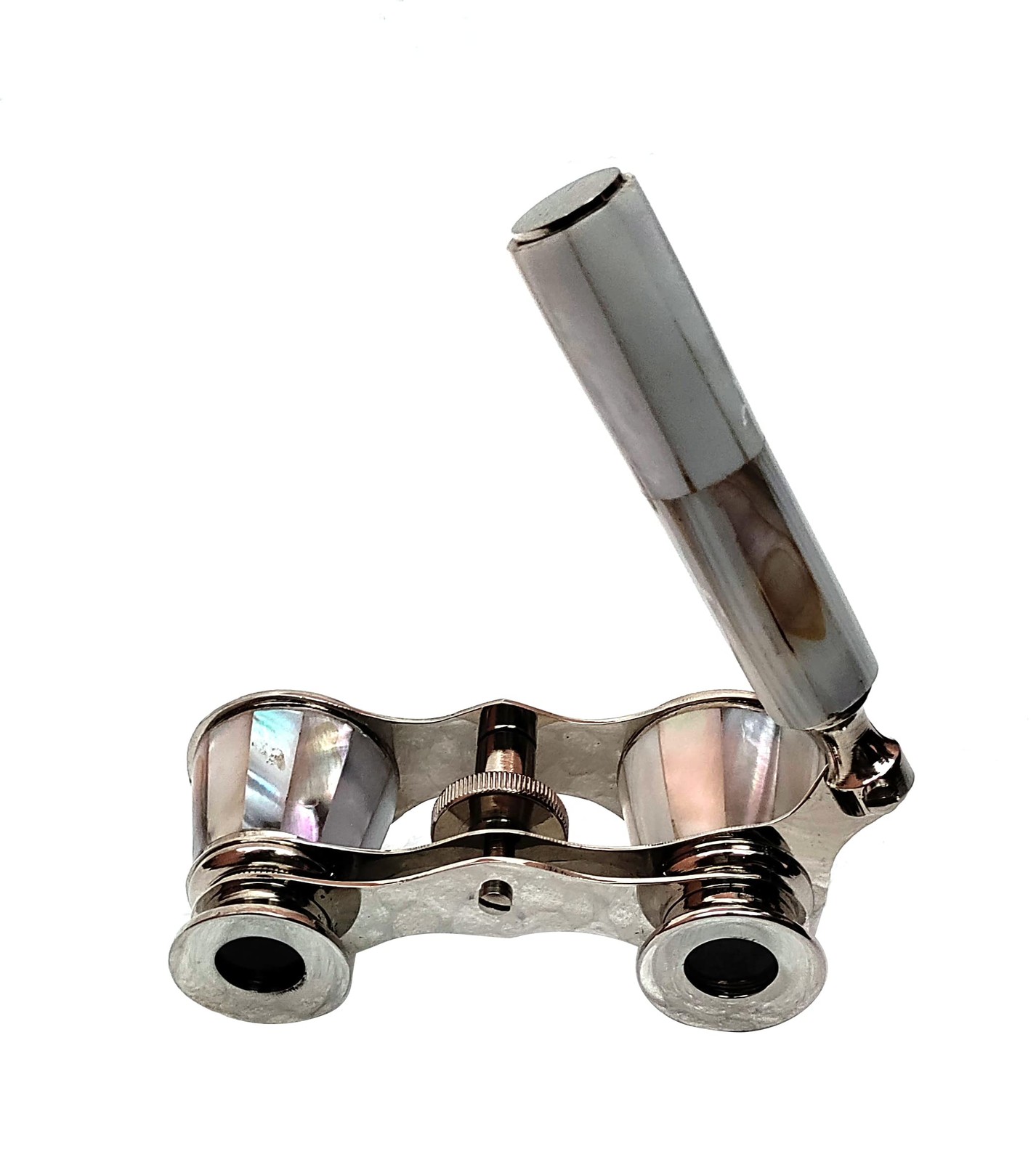 SIFAAT World Opera Glasses with Handle – Mother of Pearl Nickel Finish Pocket...