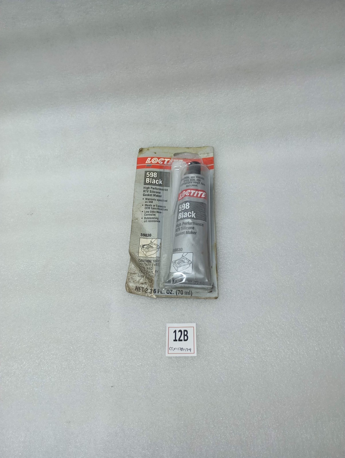 LOCTITE 598 BLACK RTV SILICONE GASKET MARKER