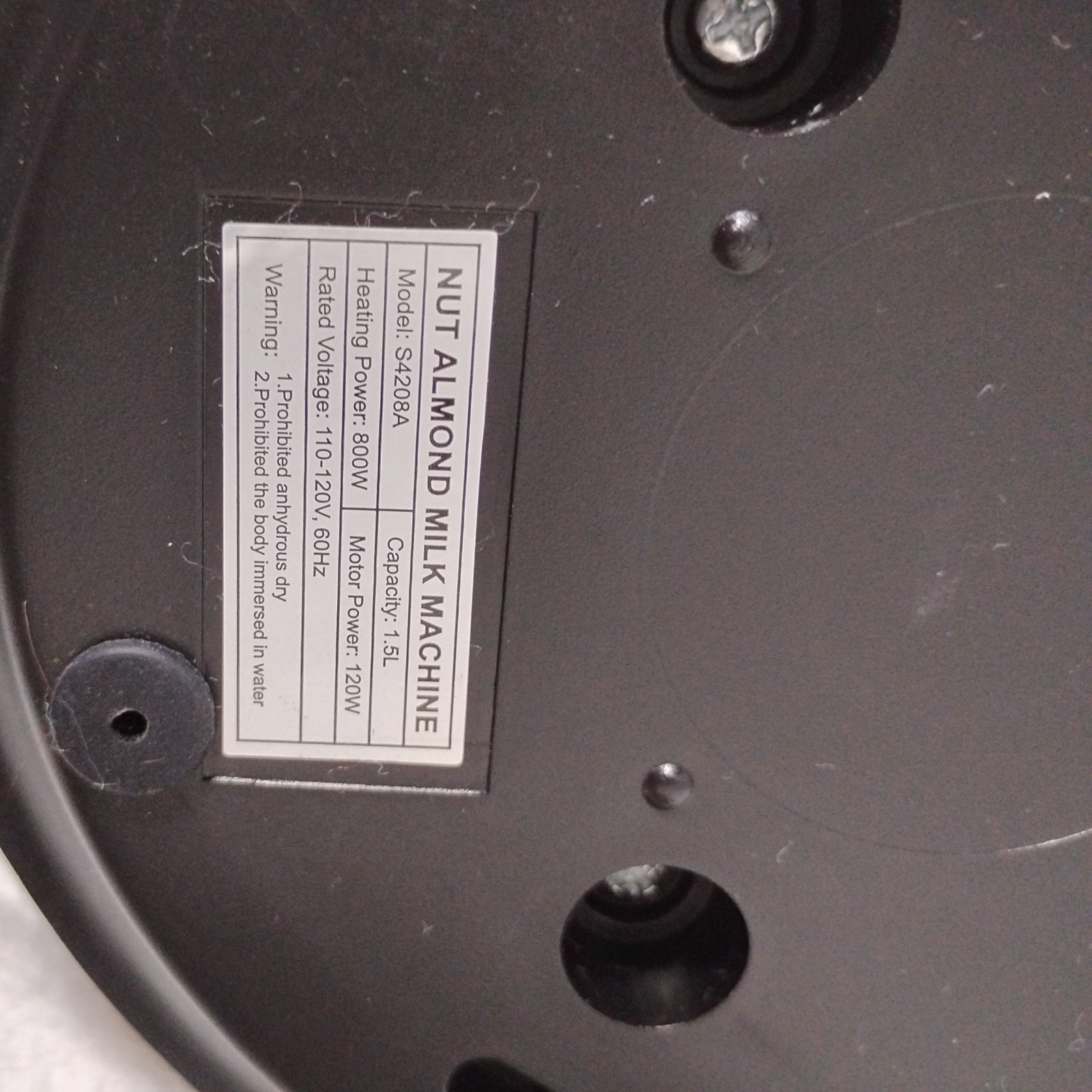 MissingCord Sxmprail 8in1 Automatic AlmondMilkMaker StainlessSteel BuiltinFilter
