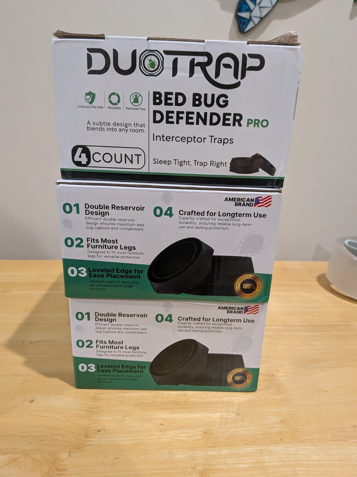 DUOTRAP Bed Bug Defender Pro Interceptor Traps - 12 Total