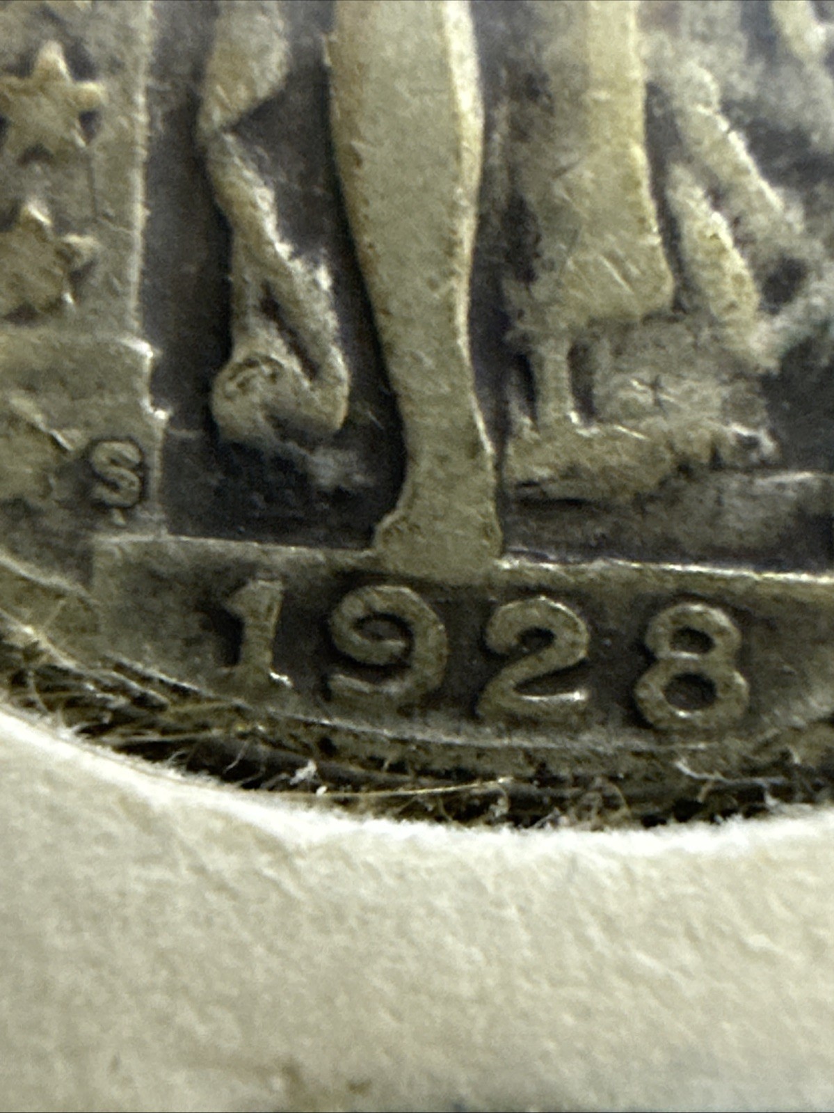 1928- S Standing Liberty Quarter VG