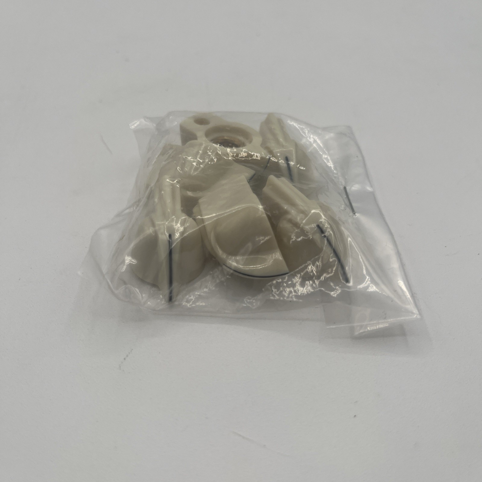 6 Chicken Head Pointer Knobs 6.4mm hole 1/4" Shaft - Volume Tone