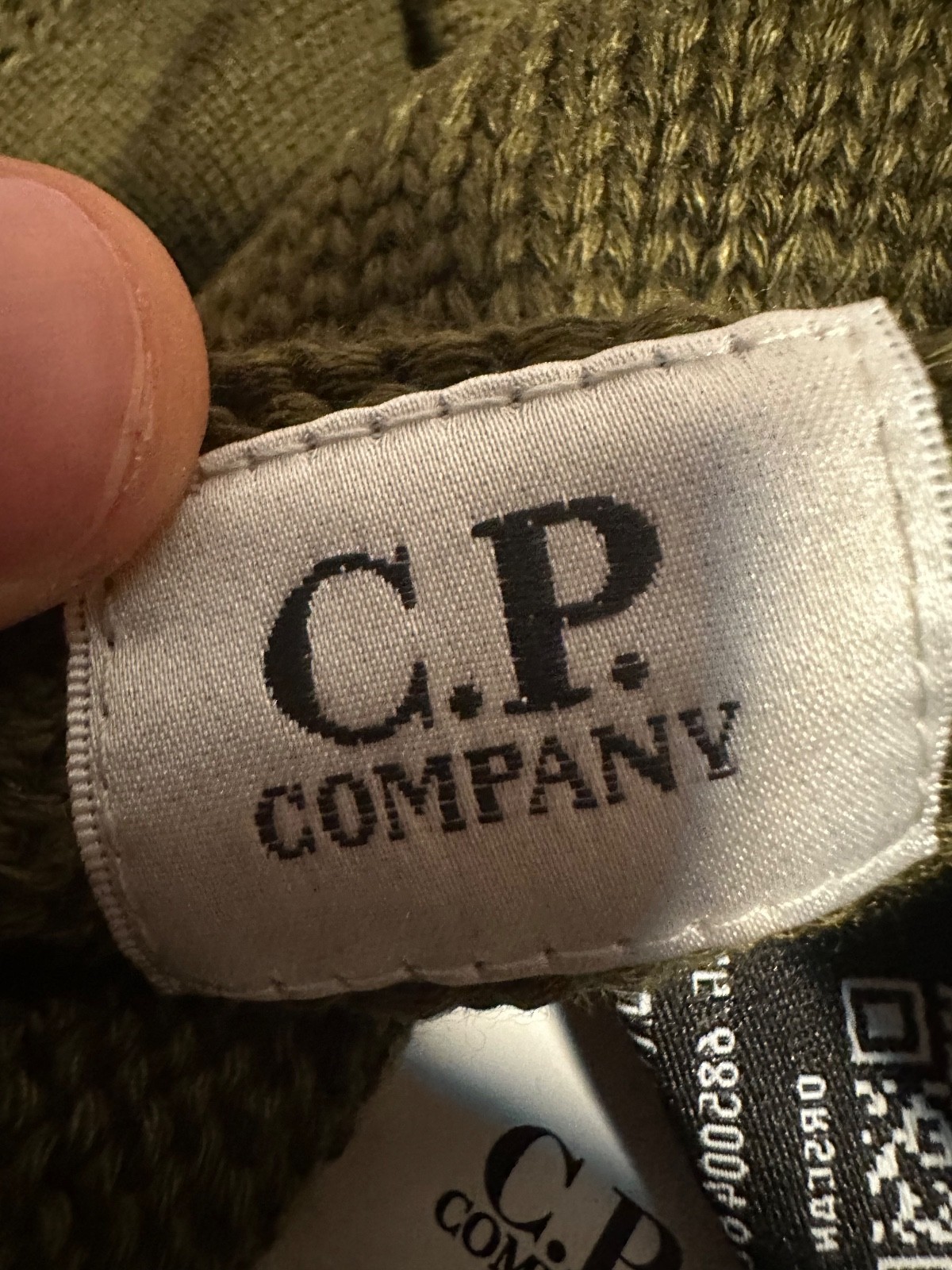C.P. Company Balaclava Olive/Navy Green
