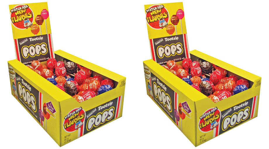 2 pack Tootsie Pops Assorted Mix, 100 pcs. FREE shipping