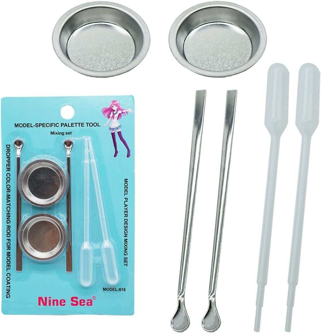 Paint Tray Paint Stirrer Dropper Suit Hobby Paint Airbrush Painting