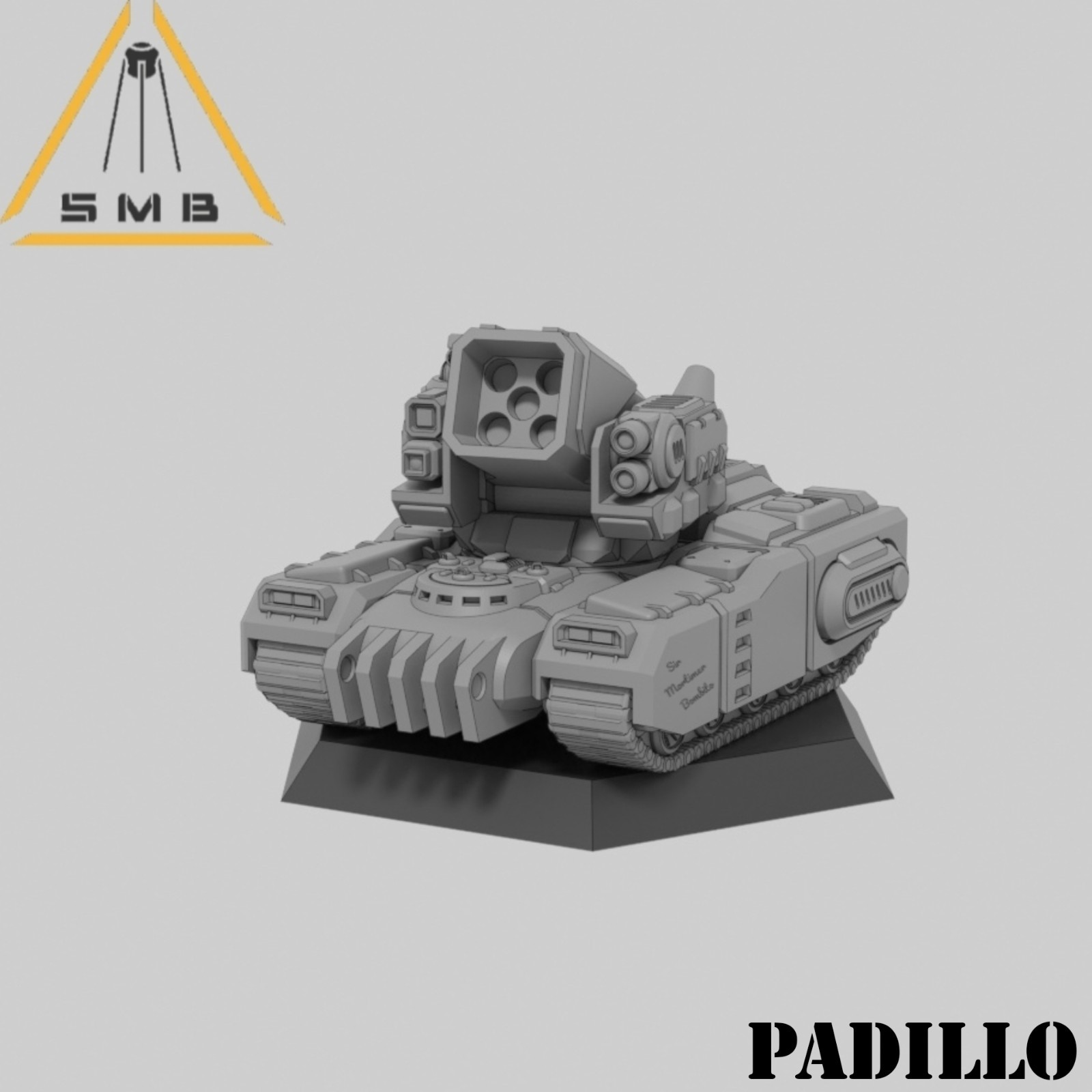 Padillo tank (1 model) by Sir Mortimer Bombito, SMB. 6mm, 1/285 scale print