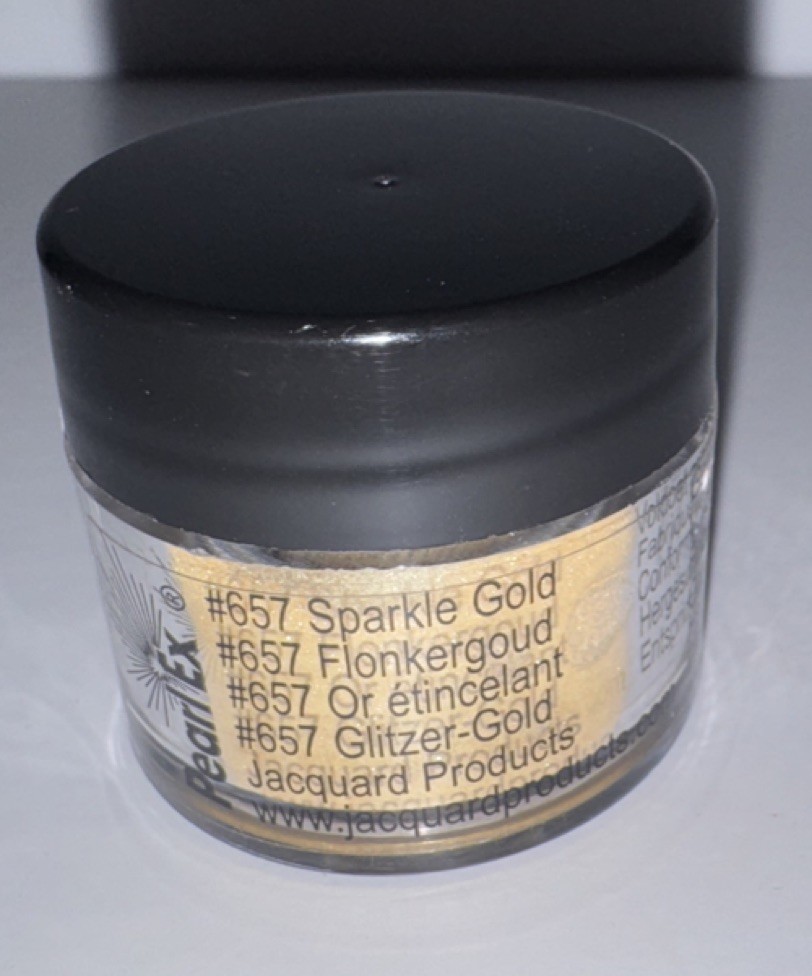 Jacquard Products Pearl Ex #657 Sparkle Gold Craft Glitter Pigment Powder Gold