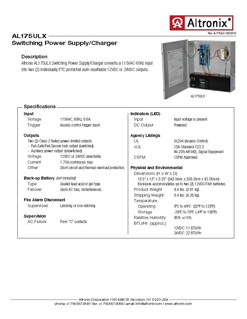 Access Control One Door Kit incl. Cansec controller, PS, prox reader, 24 cards