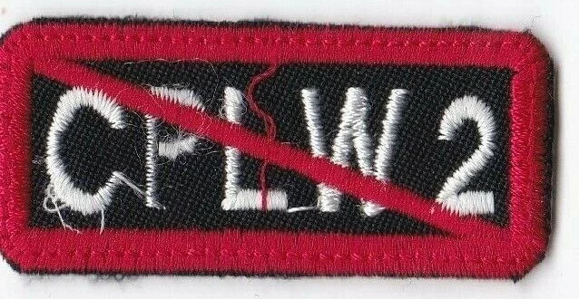 USAF Moral No CPLW 2 Pencil Patch A-6