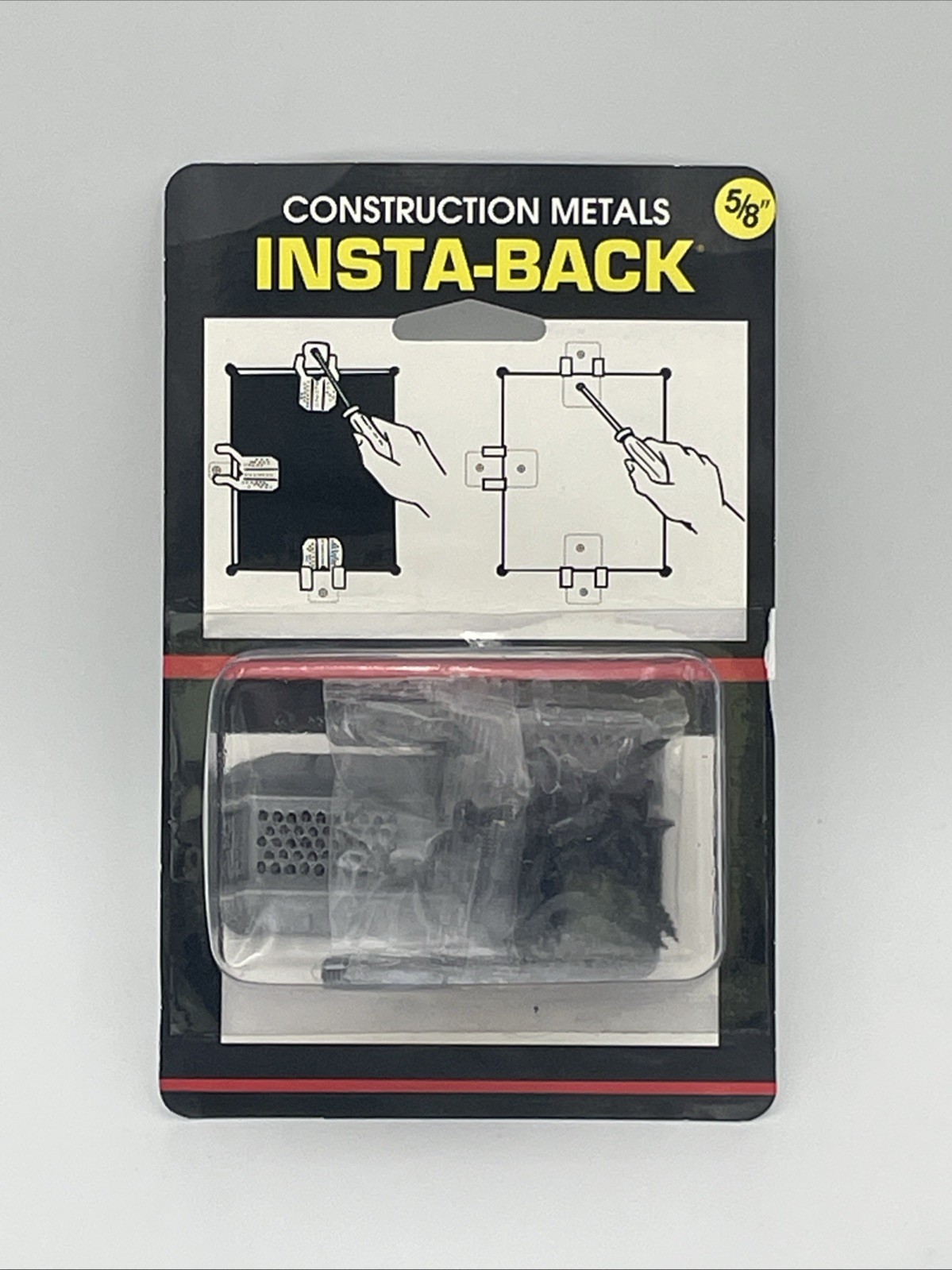 6 Dry Wall repair clips 5/8" Construction Metals Insta-Back