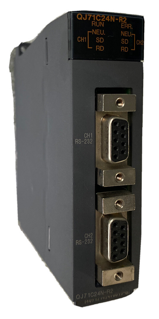 MITSUBISHI QJ71C24N-R2 COMMUNICATIONS MODULE USED