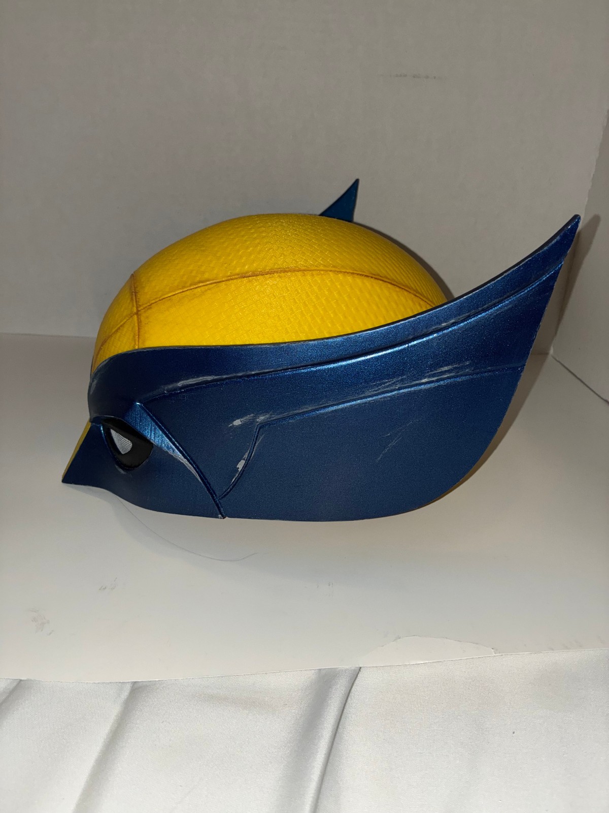 Wolverine Cowl 3d Printed Cosplay Prop Battle Damaged