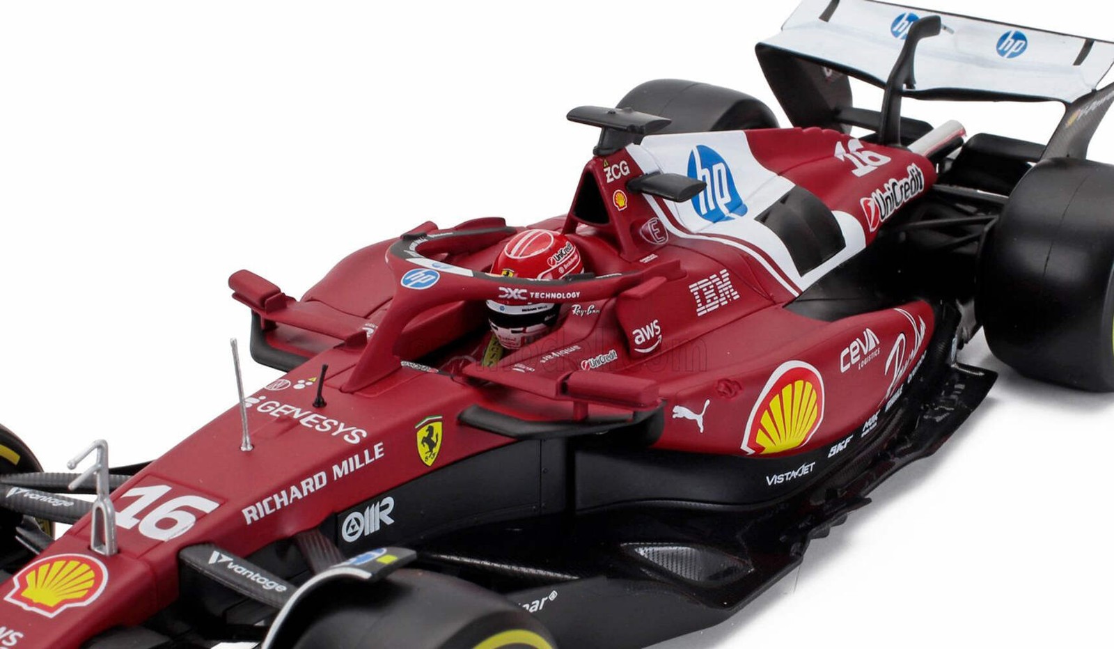 1:18th Scuderia Ferrari F1 SF25 Charles LeClerc #16 Red