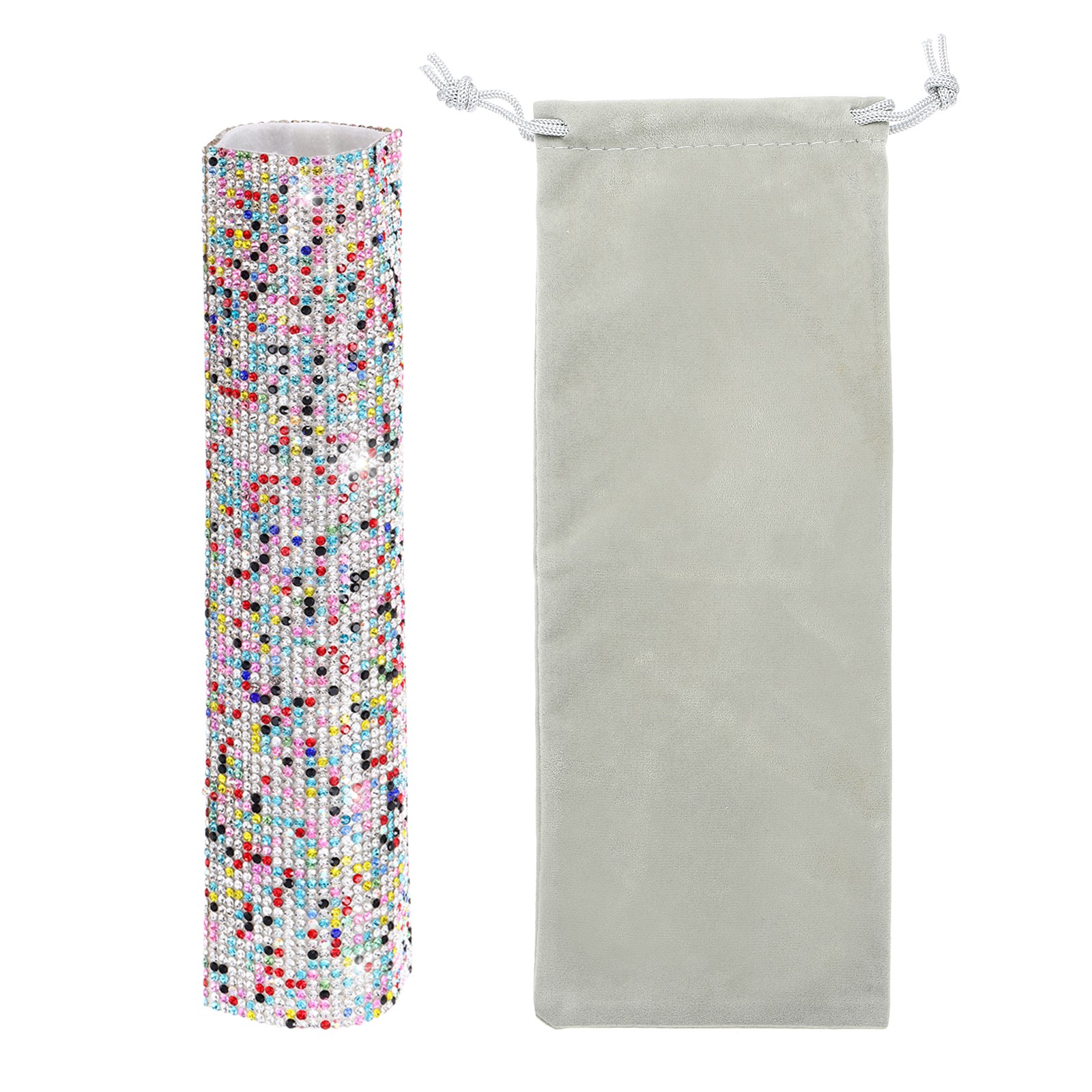 Mixed Color Mic Handle Cover - Mic Not Included(With Grey Velvet Bag)