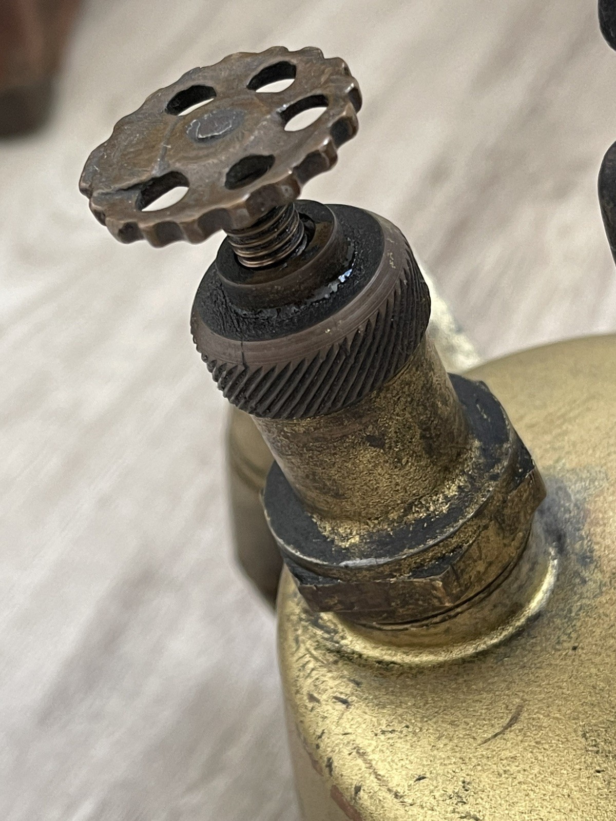 Vintage Brass Gasoline Blow Torch