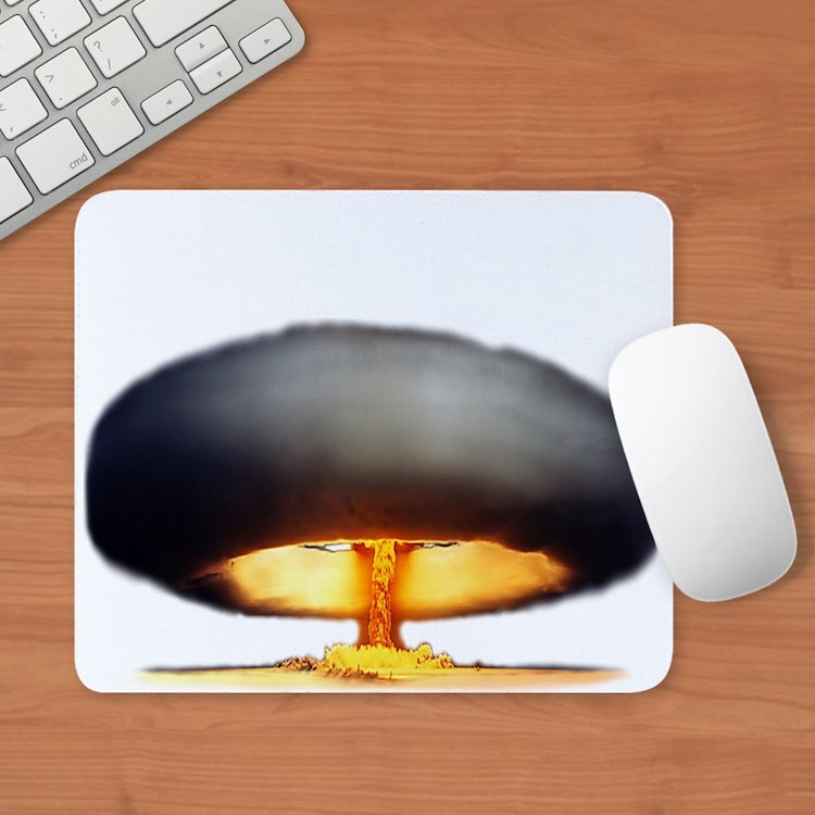 CafePress Nuclear Explosion Mousepad (634014124)