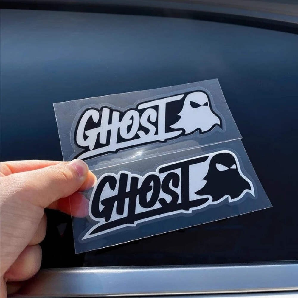 Funny Ghost Car Sticker Waterproof Vinyl Decal for Auto Window Side Body
