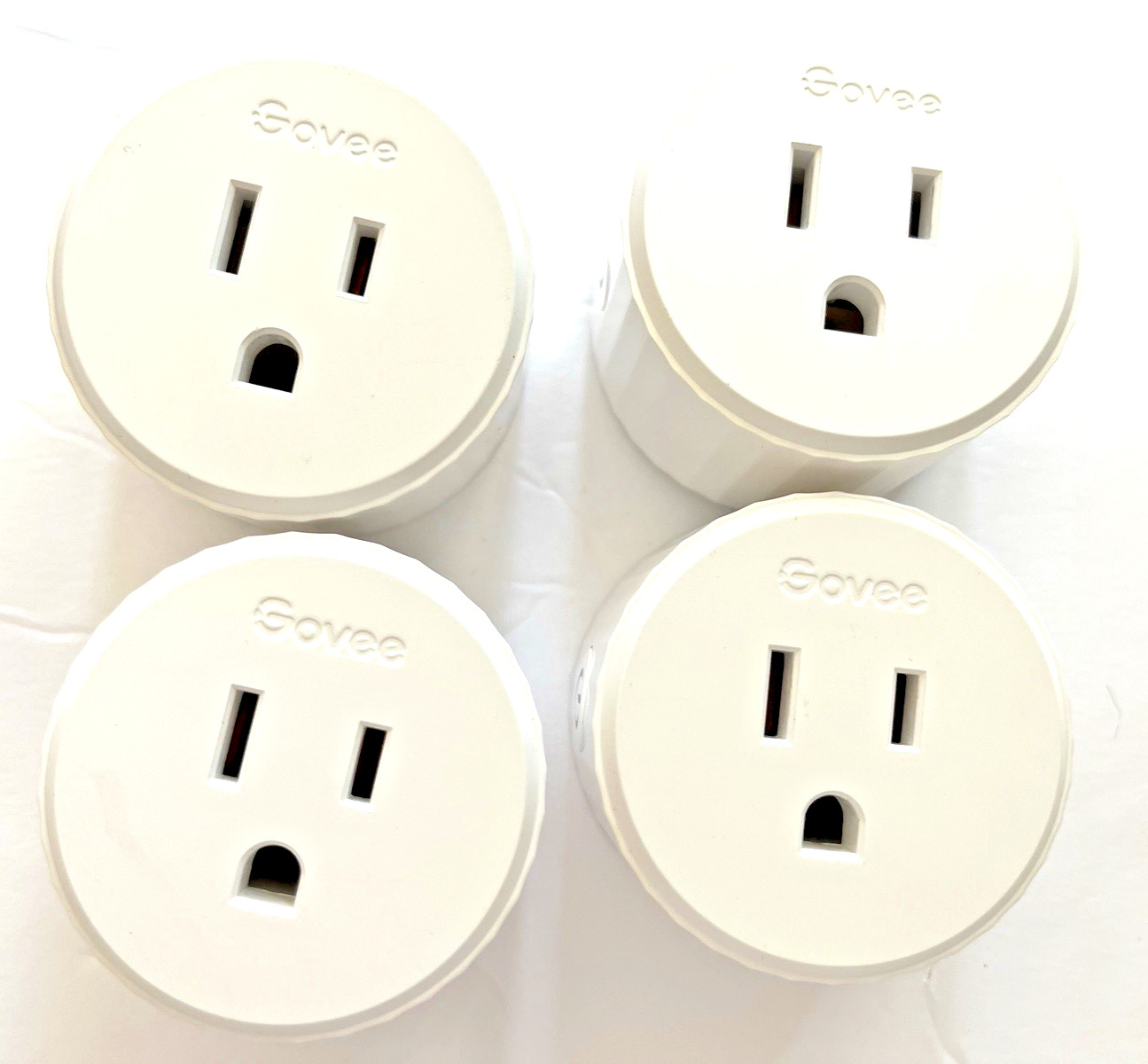 Lot of 4 Govee Smart Plug H5083 works with Alexa and Google assist Never Used