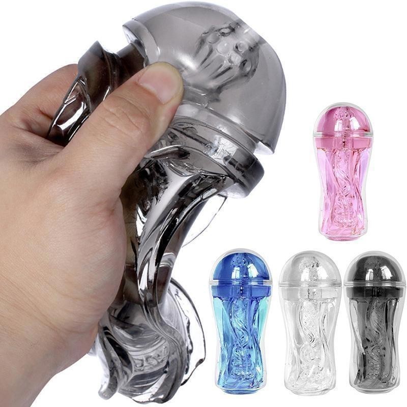 Jelly Sleeve Penis Enlargement Blowjob Male Masturbator Vaginal Pocket Pussy Cup