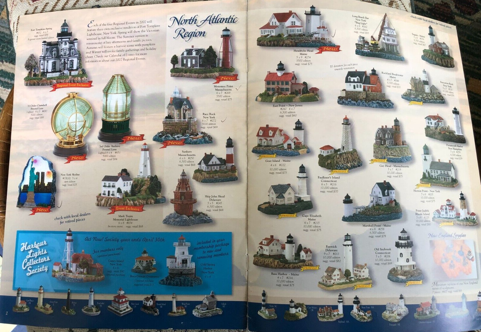 2002 HARBOUR LIGHTS CATALOG
