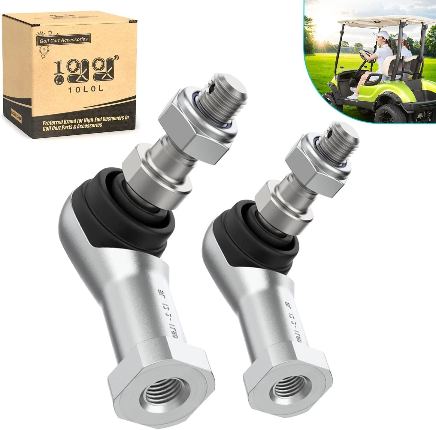 10L0L Outer Tie Rod End for Yamaha G22, G27, G29 Drive Gas and Electric Golf Car
