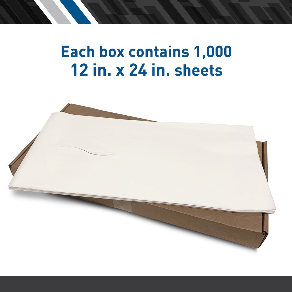 BodyMed Premium Headrest Paper Sheets – With Slit – Disposable Medical Face