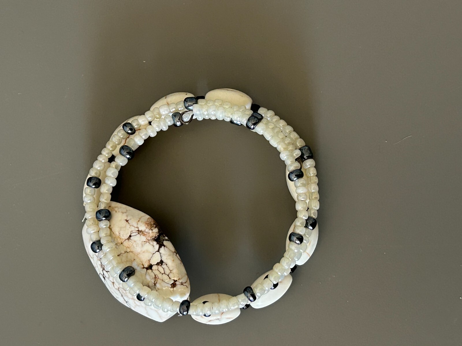 Natural Seed Bead Wrap Bracelet 23010