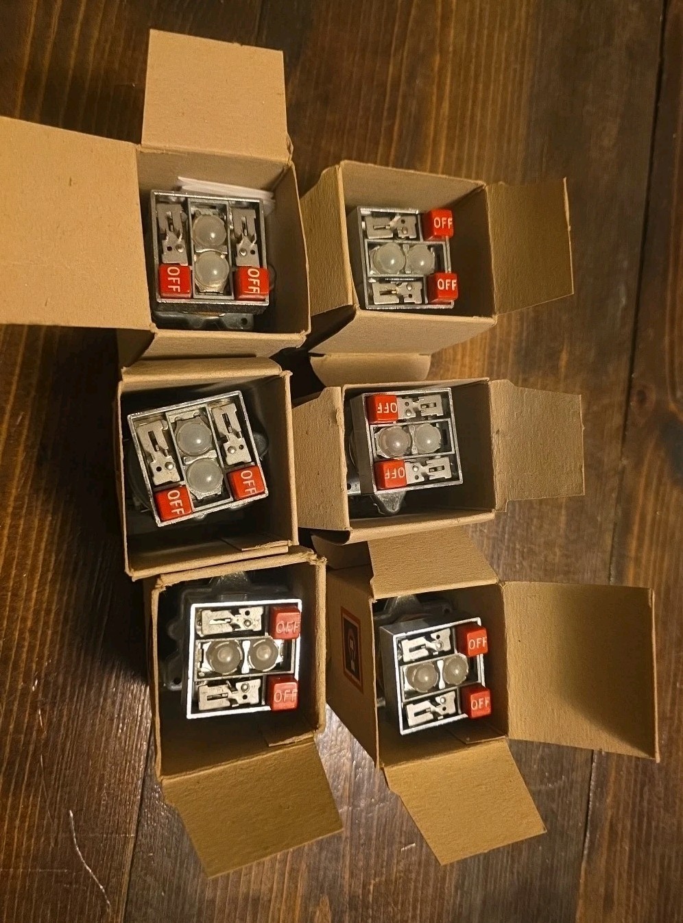 LOT OF 6 EATON CUTLER-HAMMER E30JW MULTIHEAD SWITCHES HEAVY-DUTY INDUSTRIAL