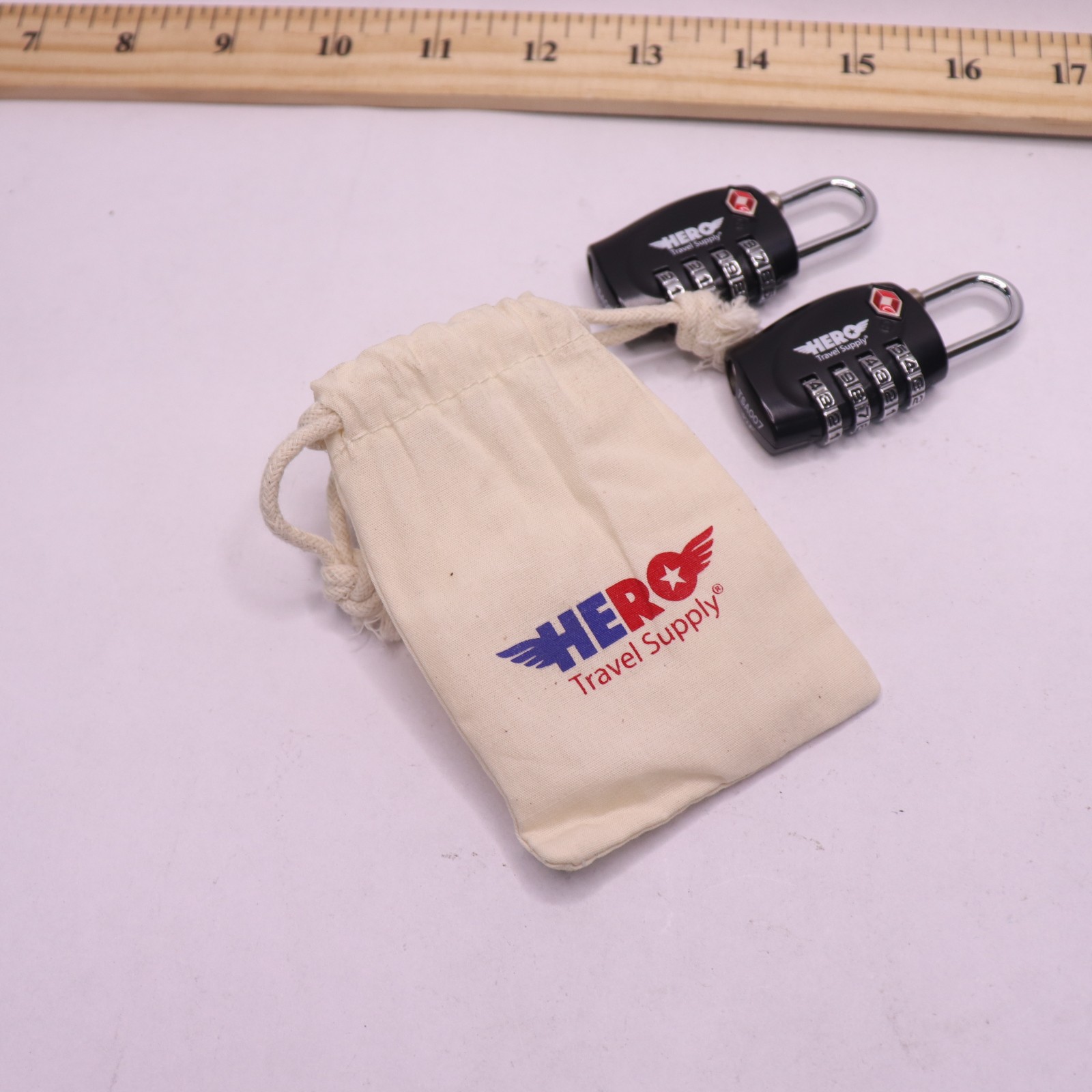 (2-Pk) Hero 4 Digit Combination Padlock