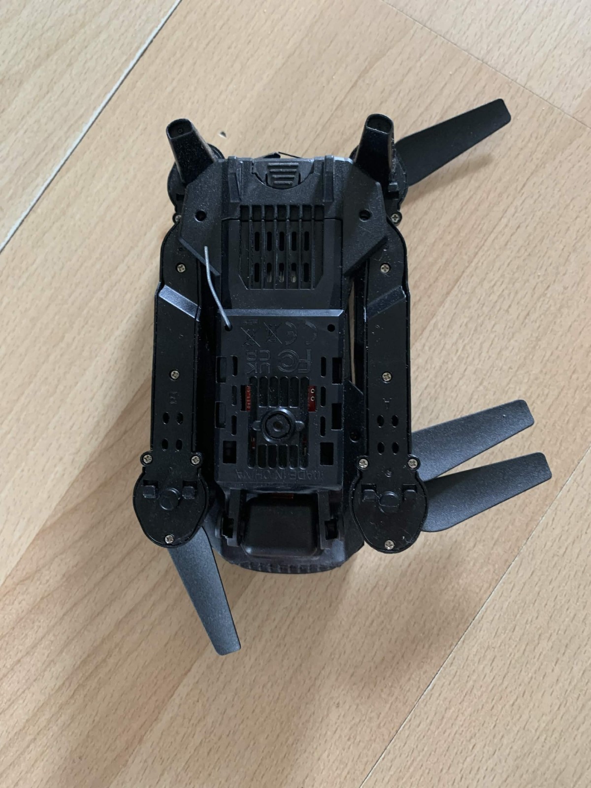 RCFPVPro Black Foldable 4K HD Dual Camera RC Drone