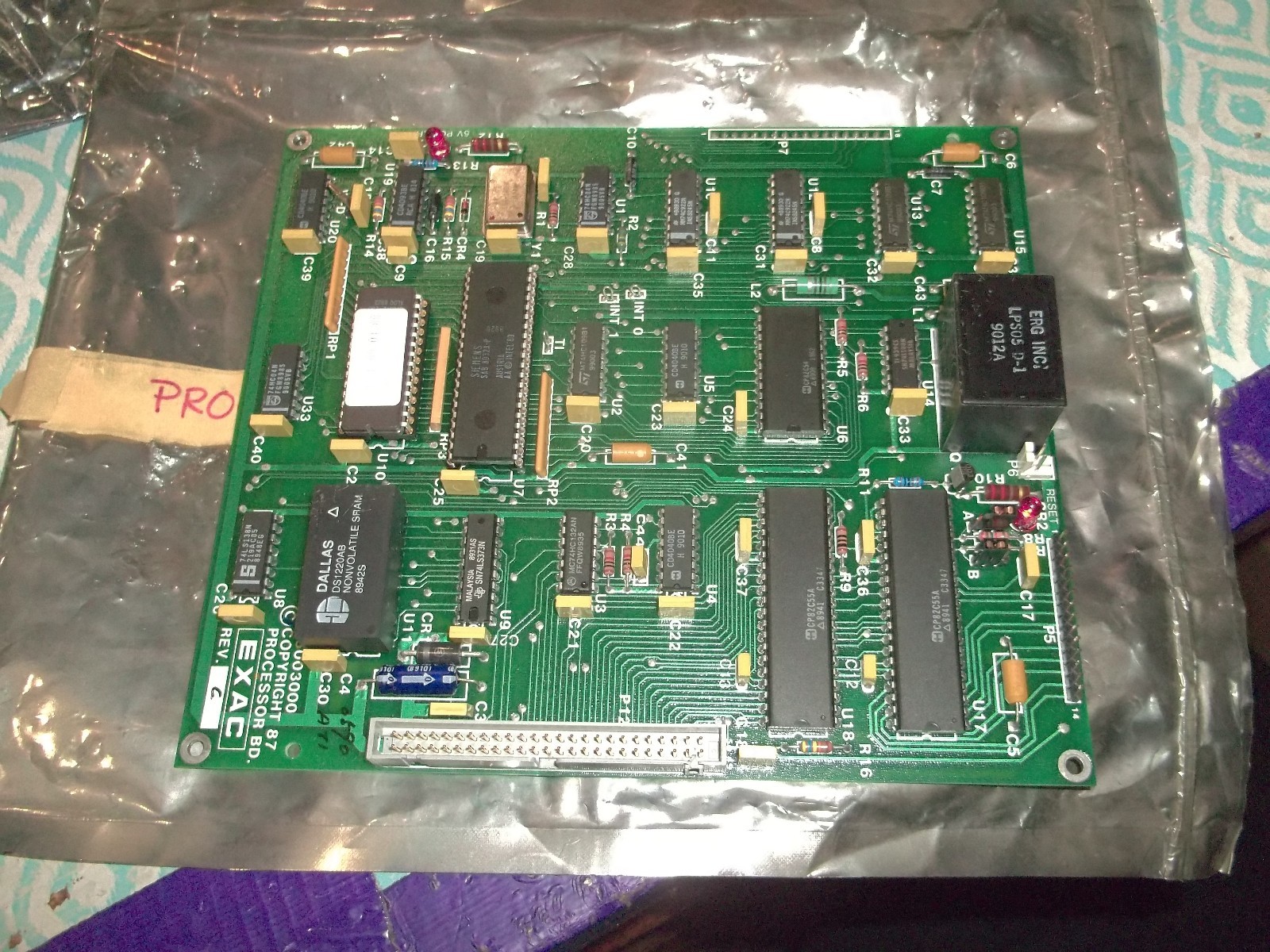 EXAC PROCESSOR 05003000 REV C CIRCUIT BOARD PLC (WL38-2)