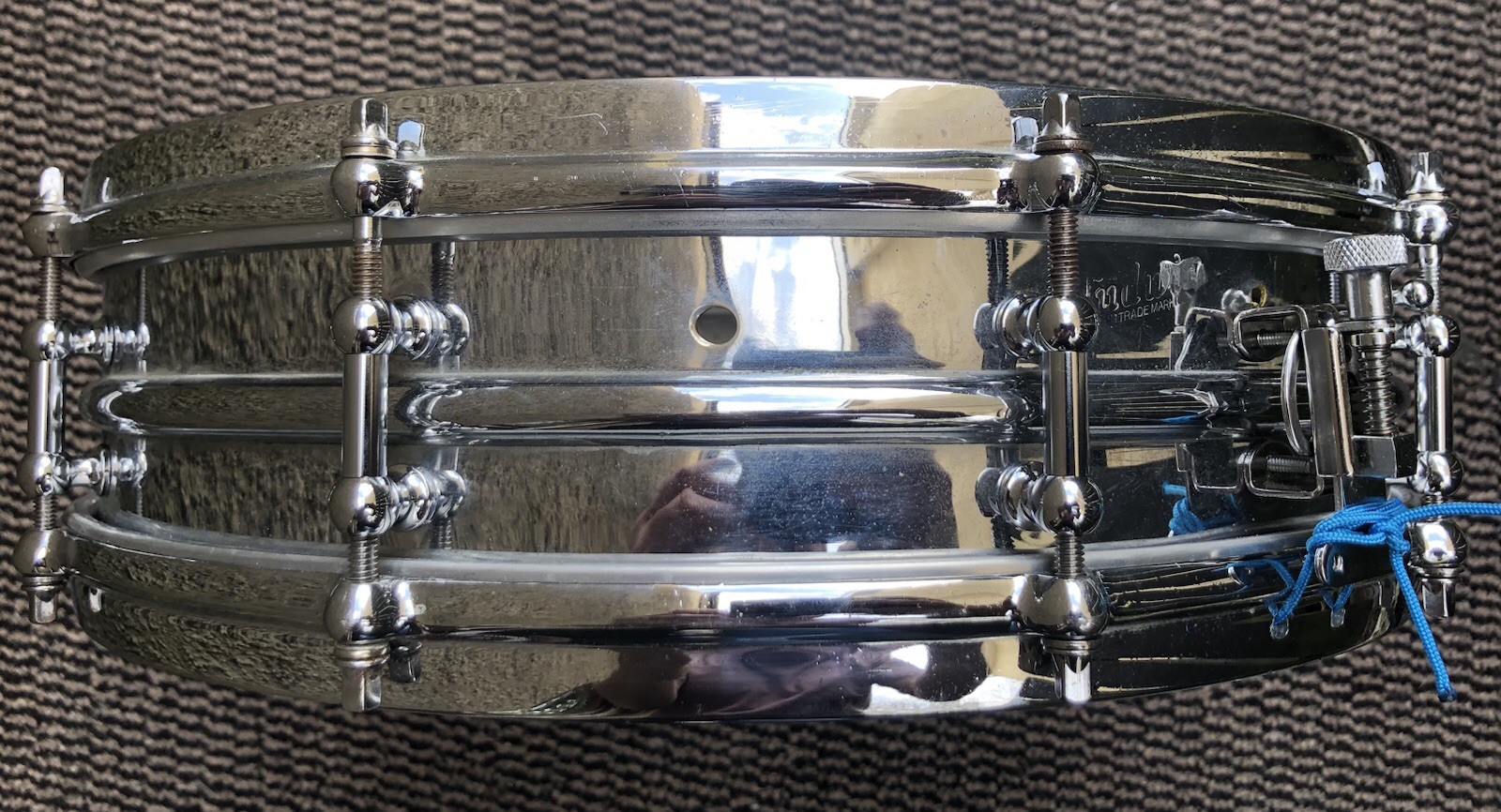 Ludwig & Ludwig 15x4 Snare Drum Vintage NOB Nickel Over Brass 2 Piece Shell 1920