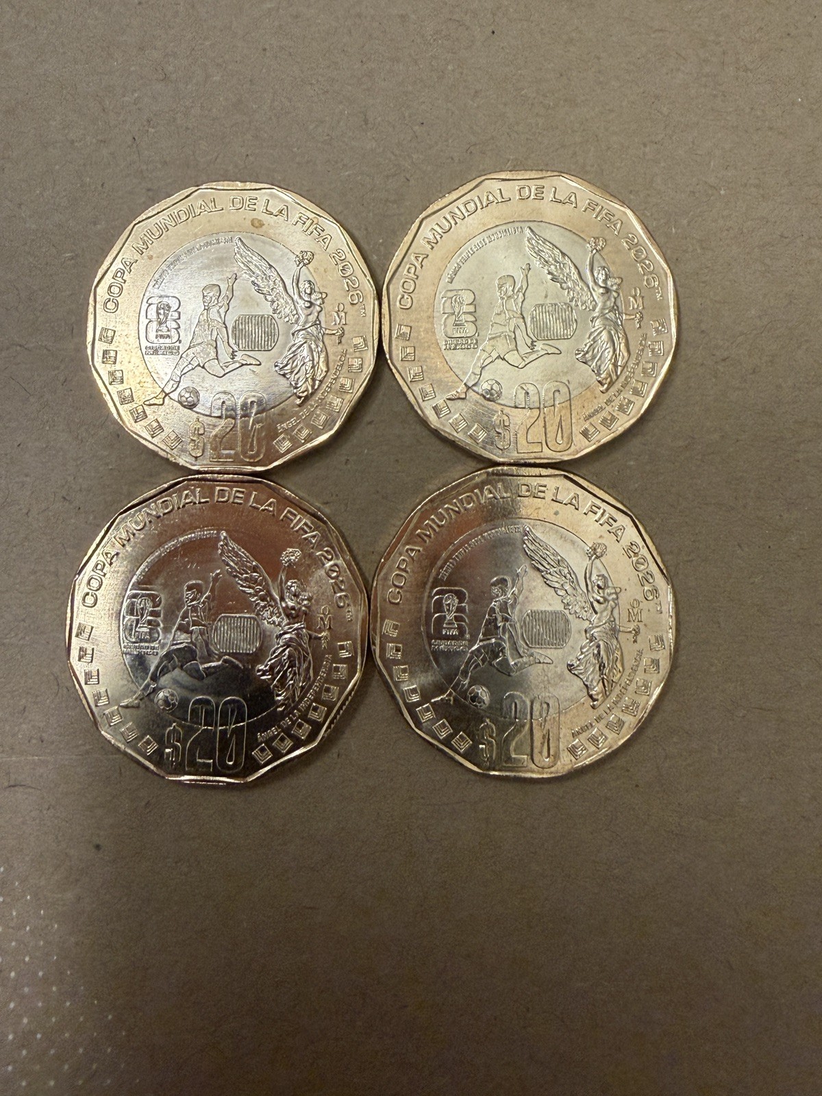 4 Monedas De México Del Mundial 2026