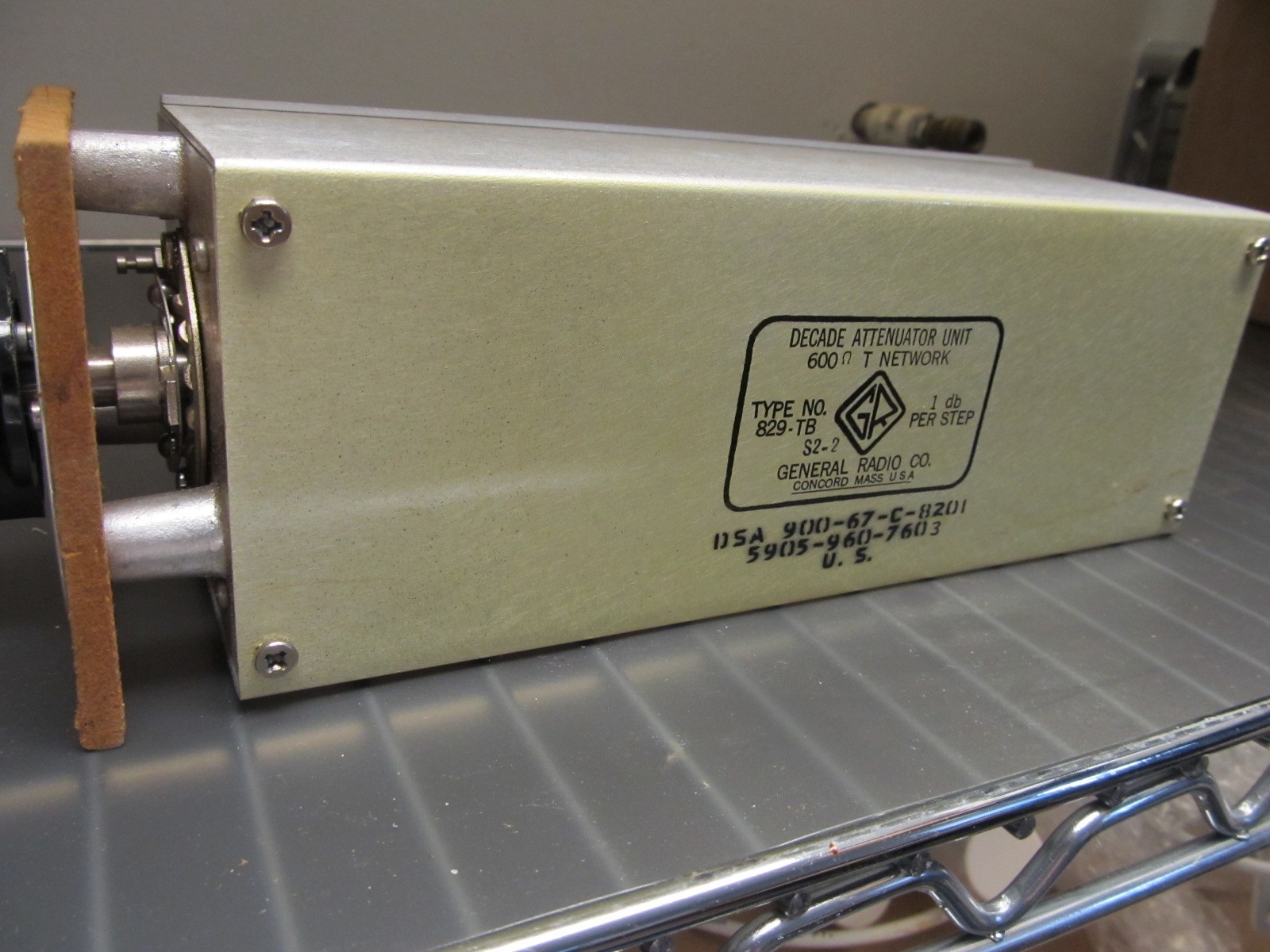 GENERAL RADIO DECADE ATTENUATOR TYPE 829-TB