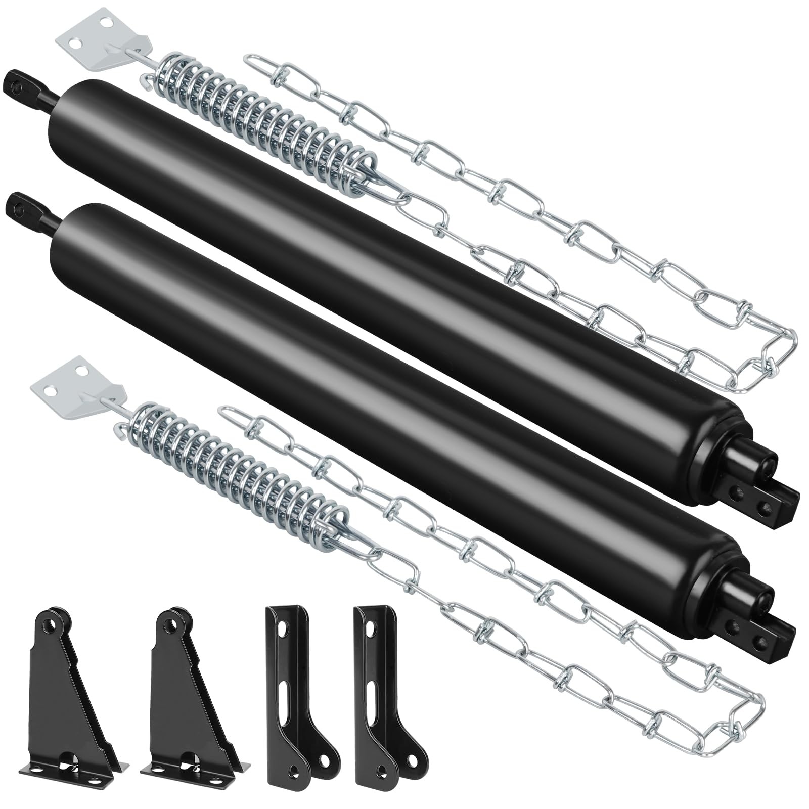Storm Door Closer, 2PCS Heavy Duty Screen Door Closers with Protector Chains Spr