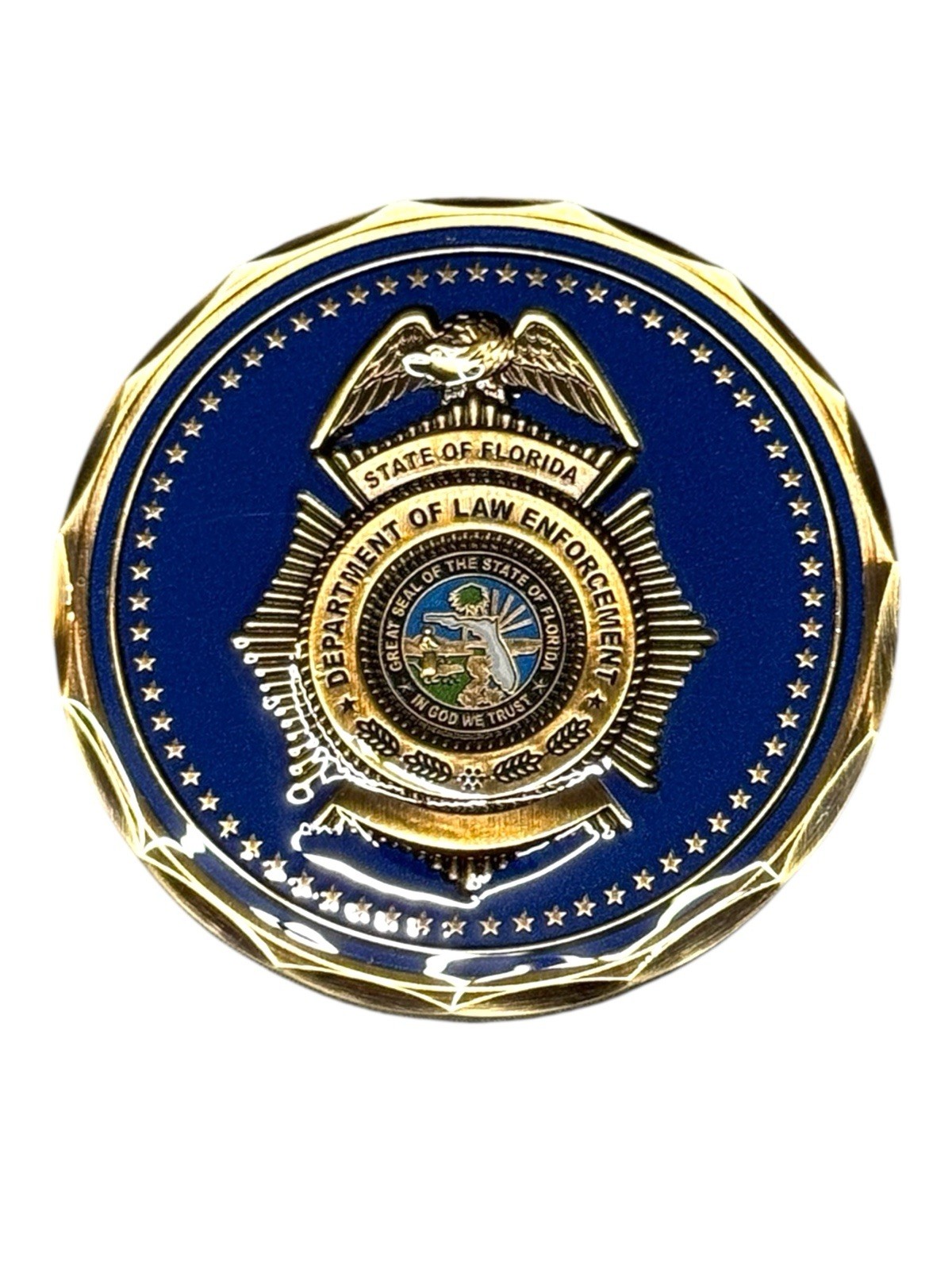 Florida Department of Law Enforcement 2” Challenge Coin Agent FDLE Police TROC