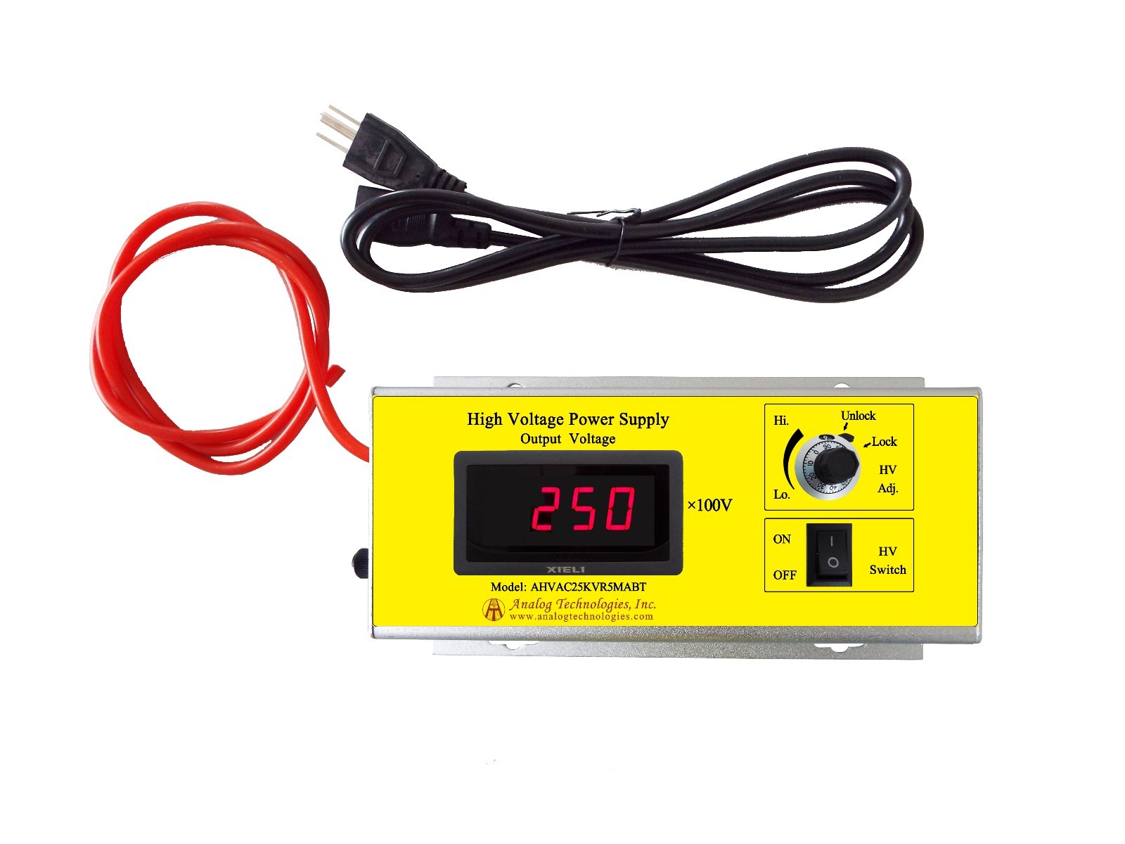High Voltage AC-DC Power Supply AHVAC25KVR5MABT 25kV 0.5mA Output