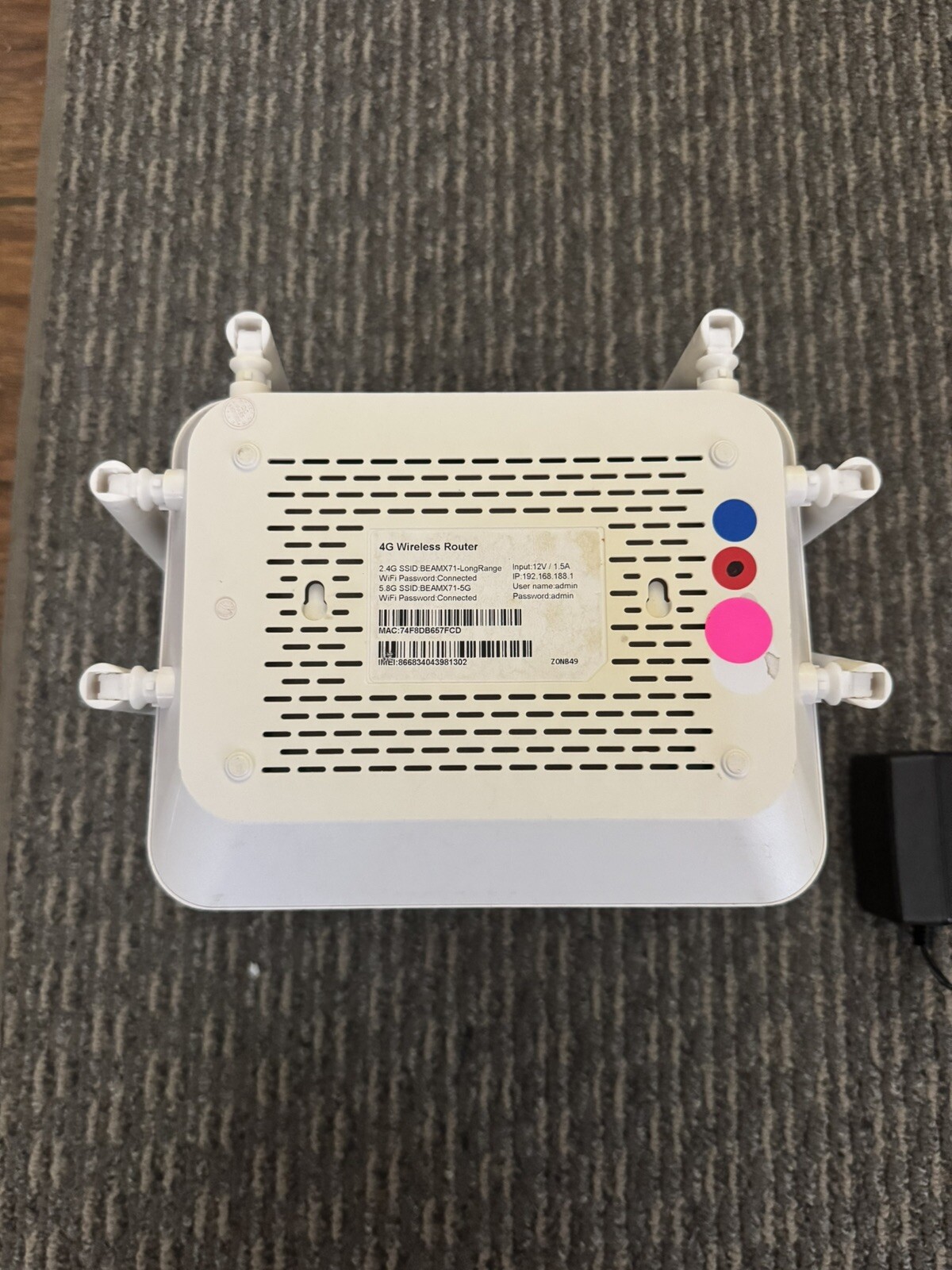 MIT Wireless Beam X-71 Long Range LTE / 4G / WAN Router