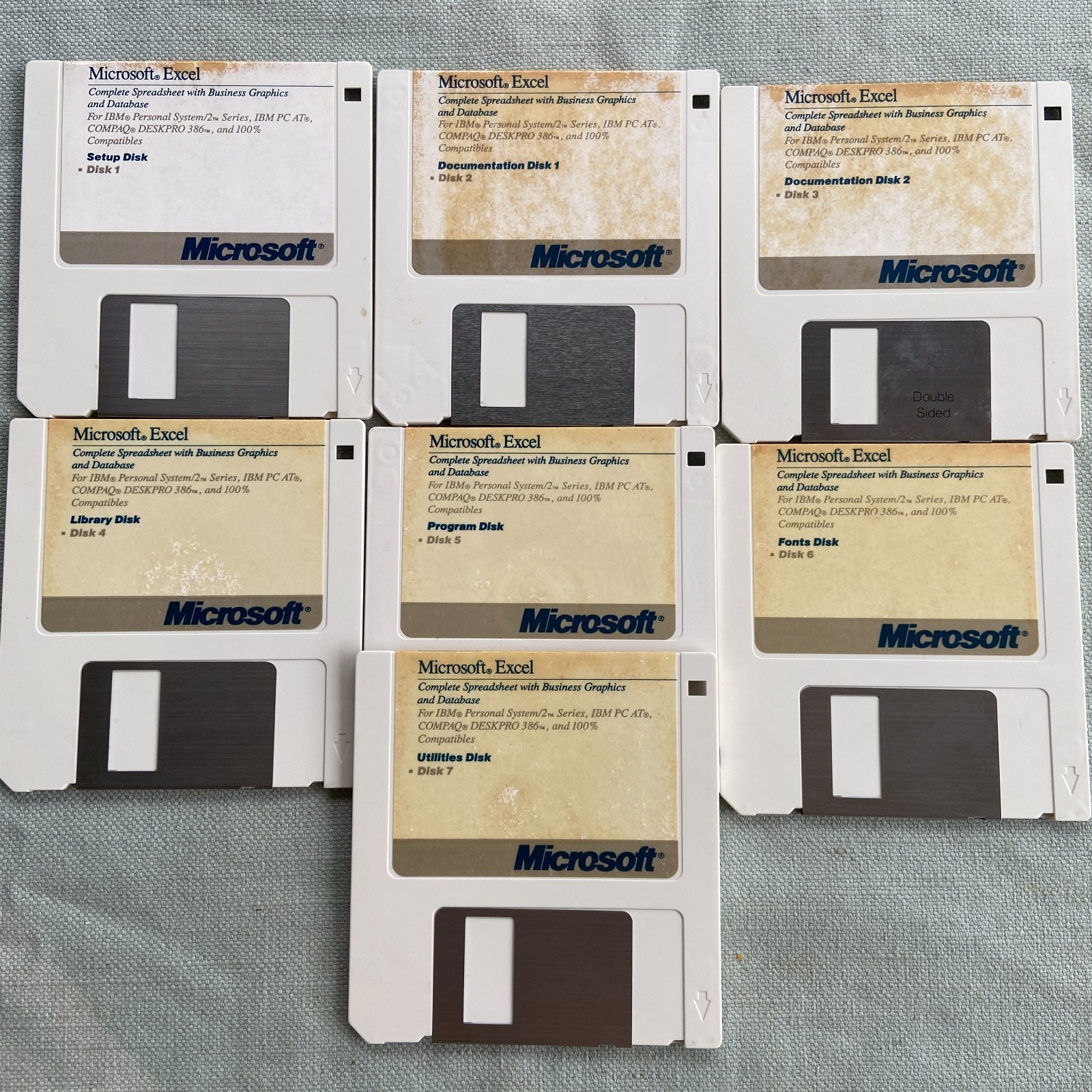 Vintage Software Microsoft Word Excel Powerpoint Windows 3.1 3.11 NT 4.0 Network