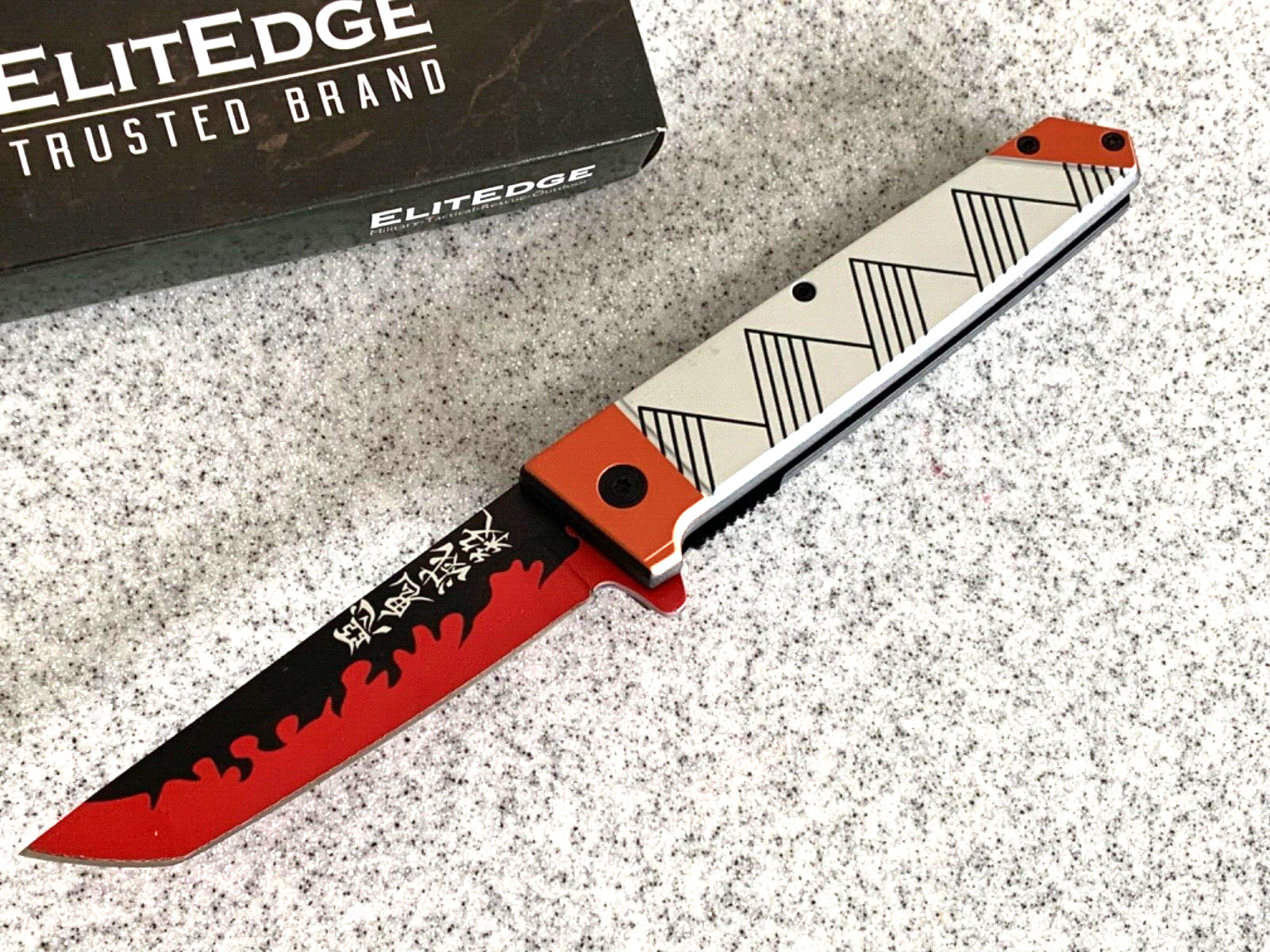 Japanese Anime’ 9” knife EDC Assist Pocket Knives Tanto NEW