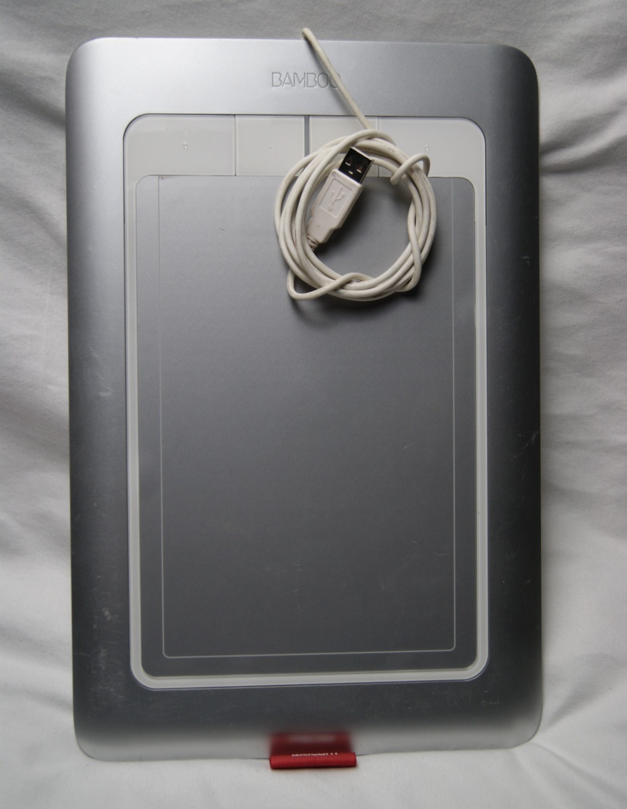 Bamboo Fun Touch Tablet CTH-661 by Wacom silver no pen tested & working