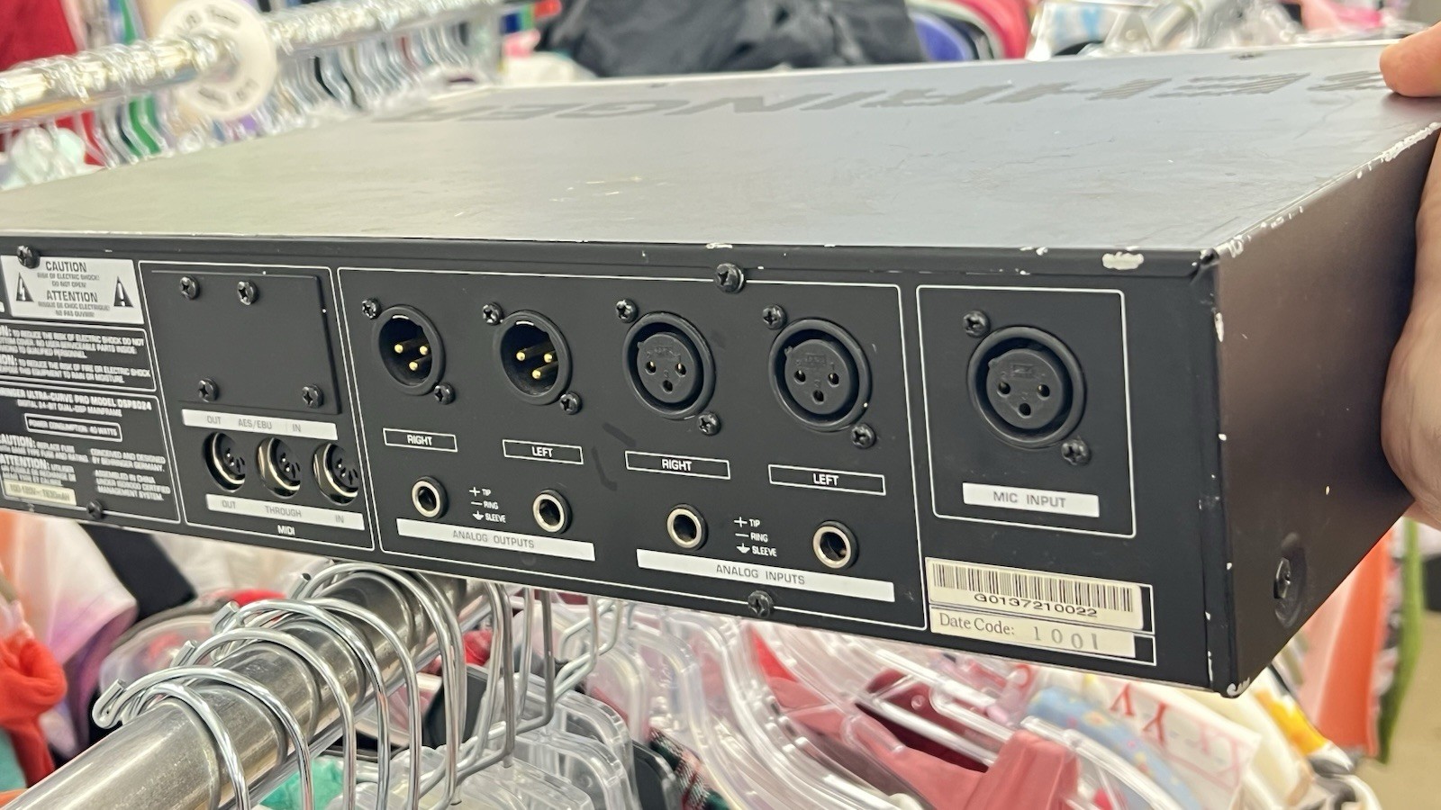 Vintage Behringer UltraCurve Pro DSP8024 RTA EQ Updated Ver 1.2