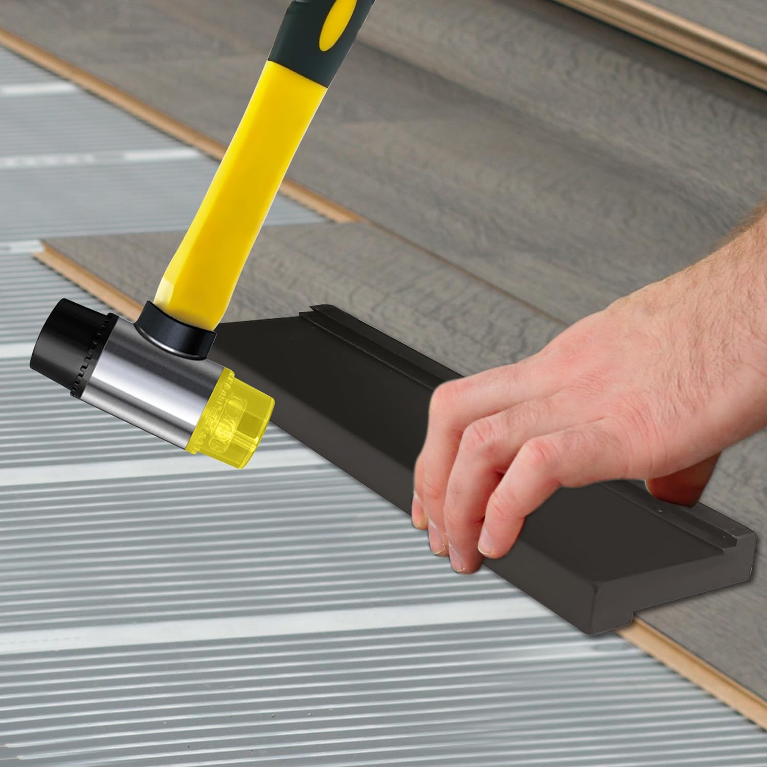 Tapping Block, Laminate Flooring Tools - Tapping Block for Vinyl Plank Flooring
