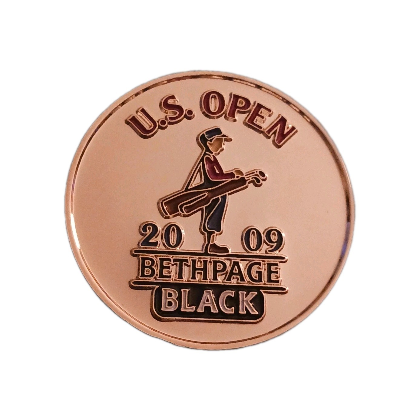 2009 U.S. Open Championship 1" Coin Golf Marker - Bethpage Black Golf Course